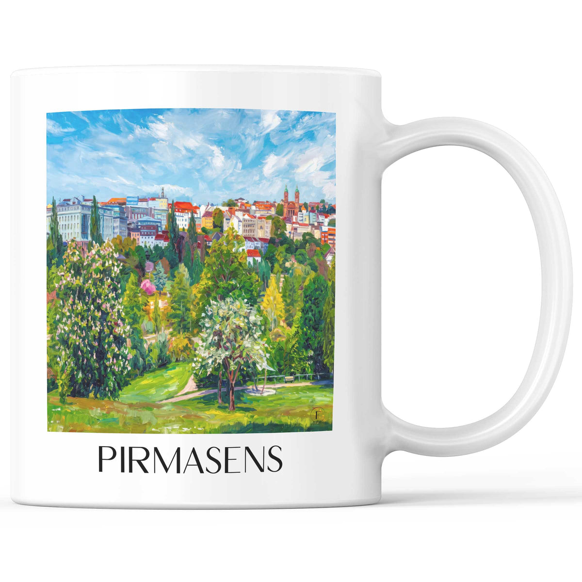 pirmasens-pfälzerwald-deutschland-kaffeebecher-oil-painting-oelgemaelde
