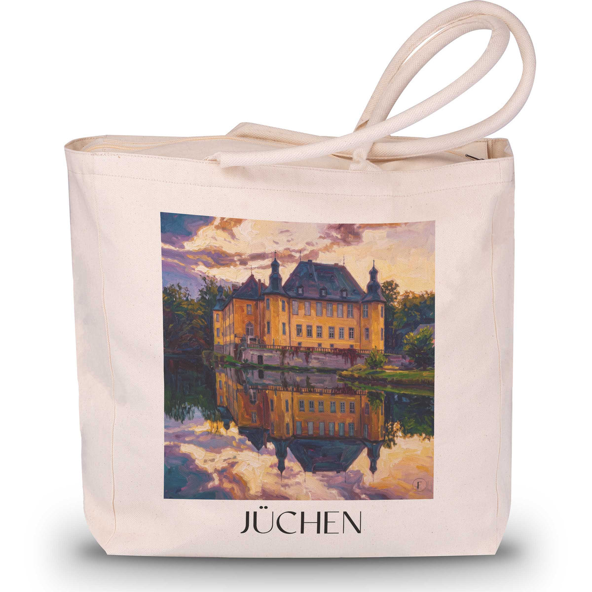 jüchen-niederrhein-deutschland-einkaufstasche-oil-painting-oelgemaelde