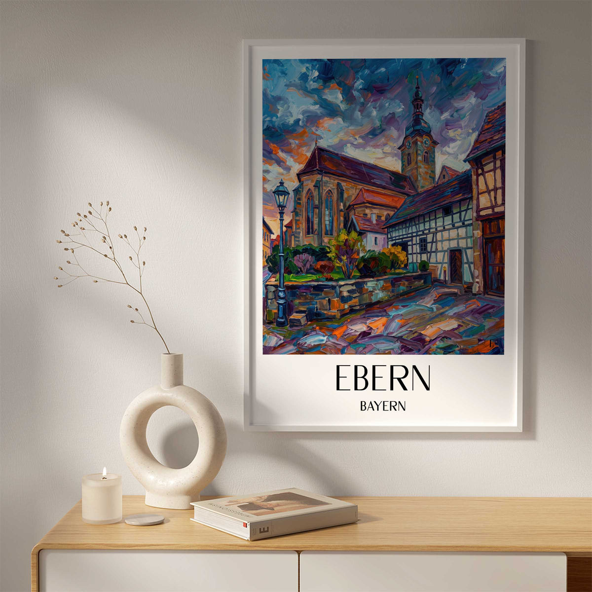 ebern-bayern-deutschland-poster-oil-painting-oelgemaelde