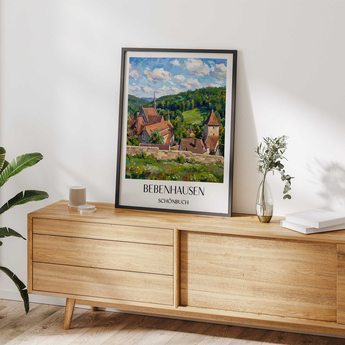 bebenhausen-schönbuch-deutschland-poster-oil-painting-oelgemaelde