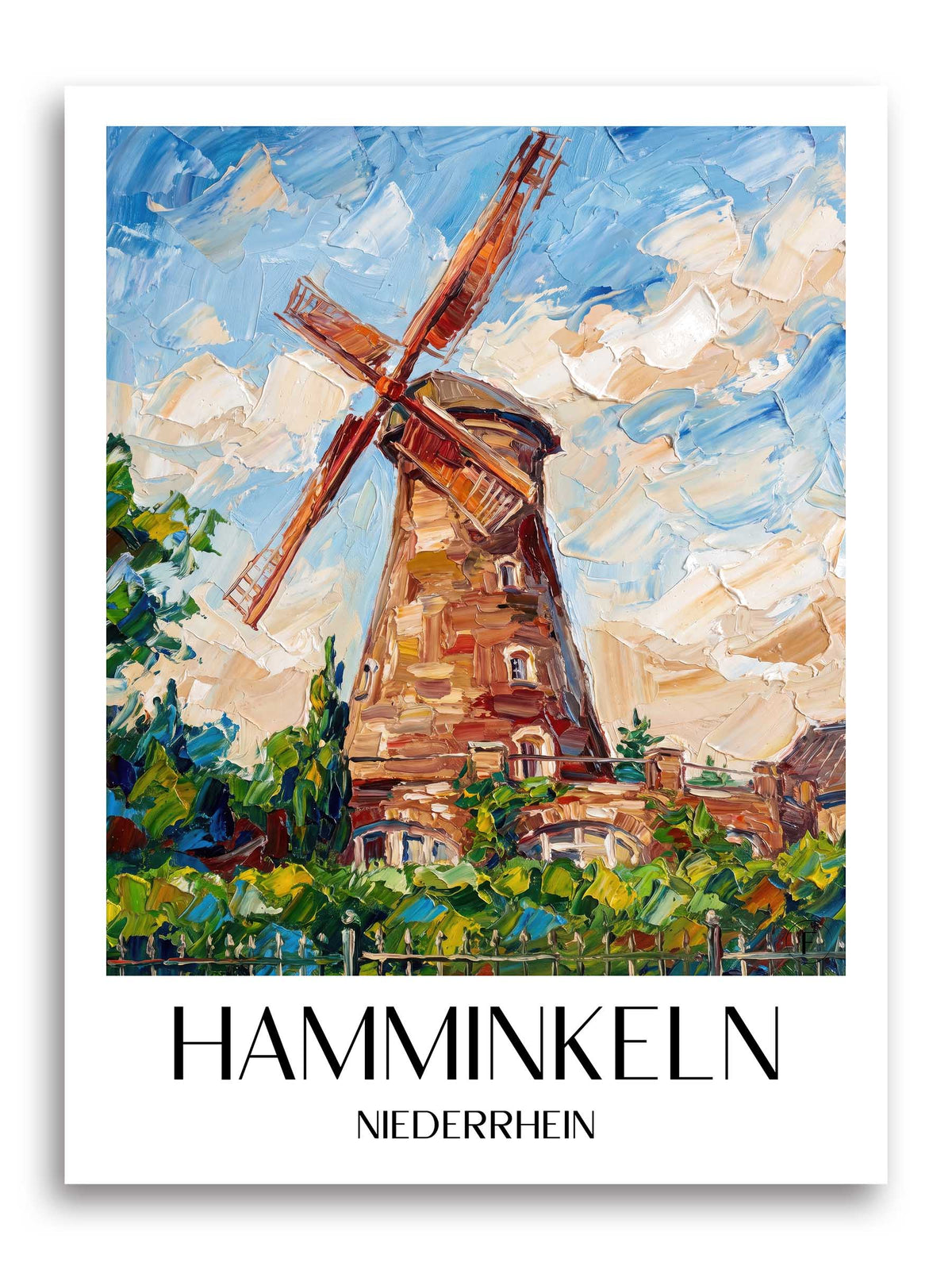 hamminkeln-niederrhein-deutschland-poster-oil-painting-oelgemaelde