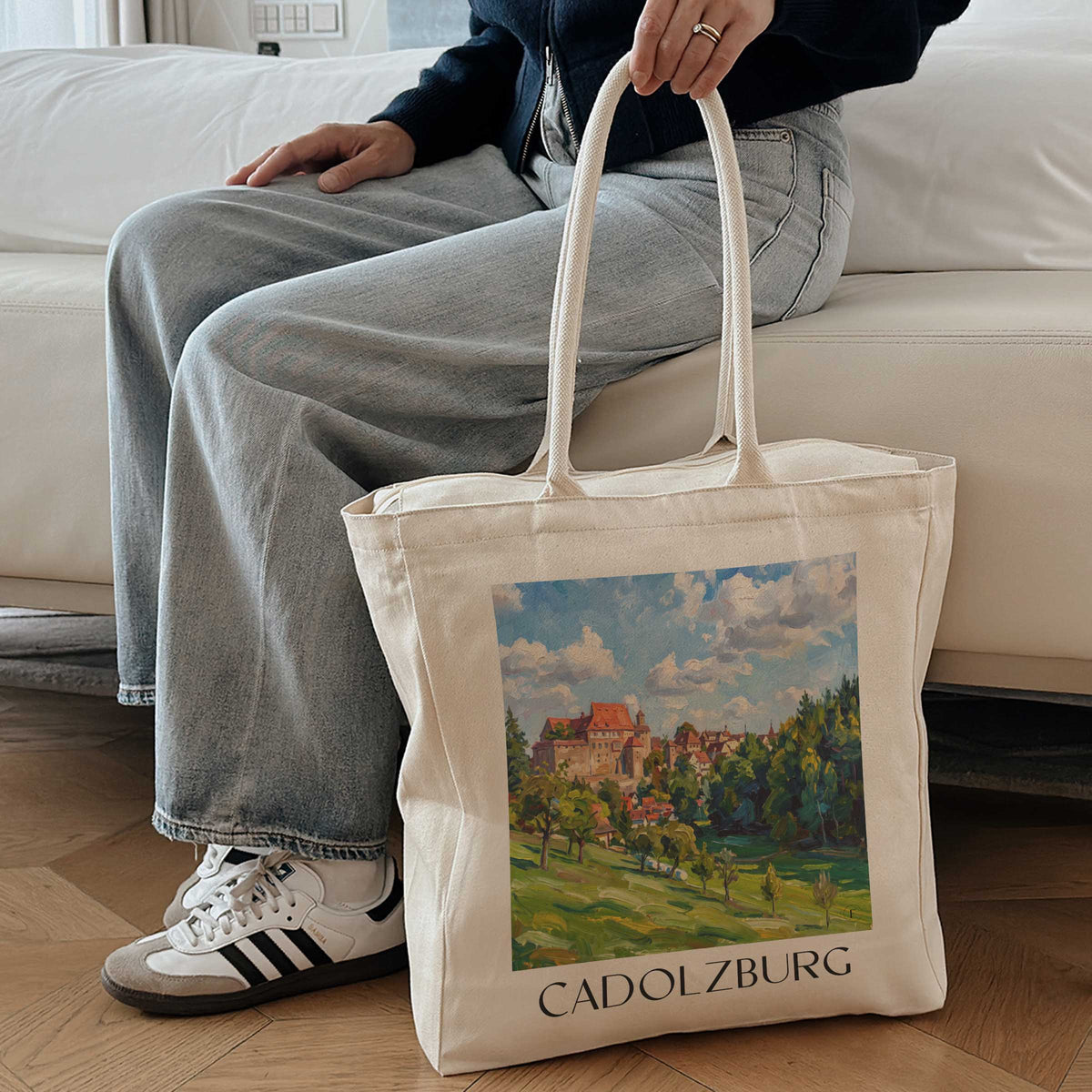 cadolzburg-mittelfranken-deutschland-einkaufstasche-oil-painting-oelgemaelde