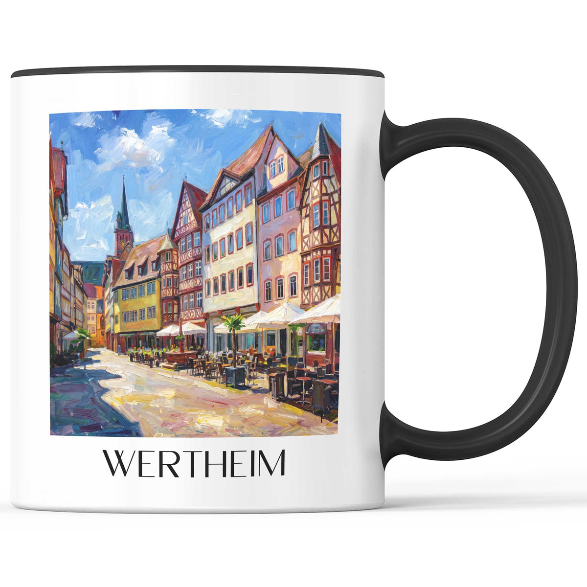 wertheim-taubertal-deutschland-kaffeebecher-oil-painting-oelgemaelde