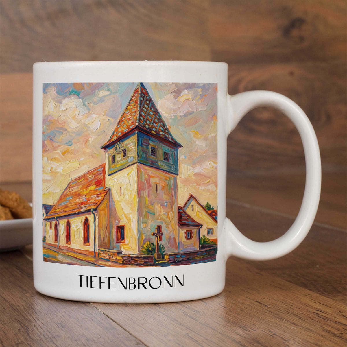 tiefenbronn-heckengäu-deutschland-kaffeebecher-oil-painting-oelgemaelde