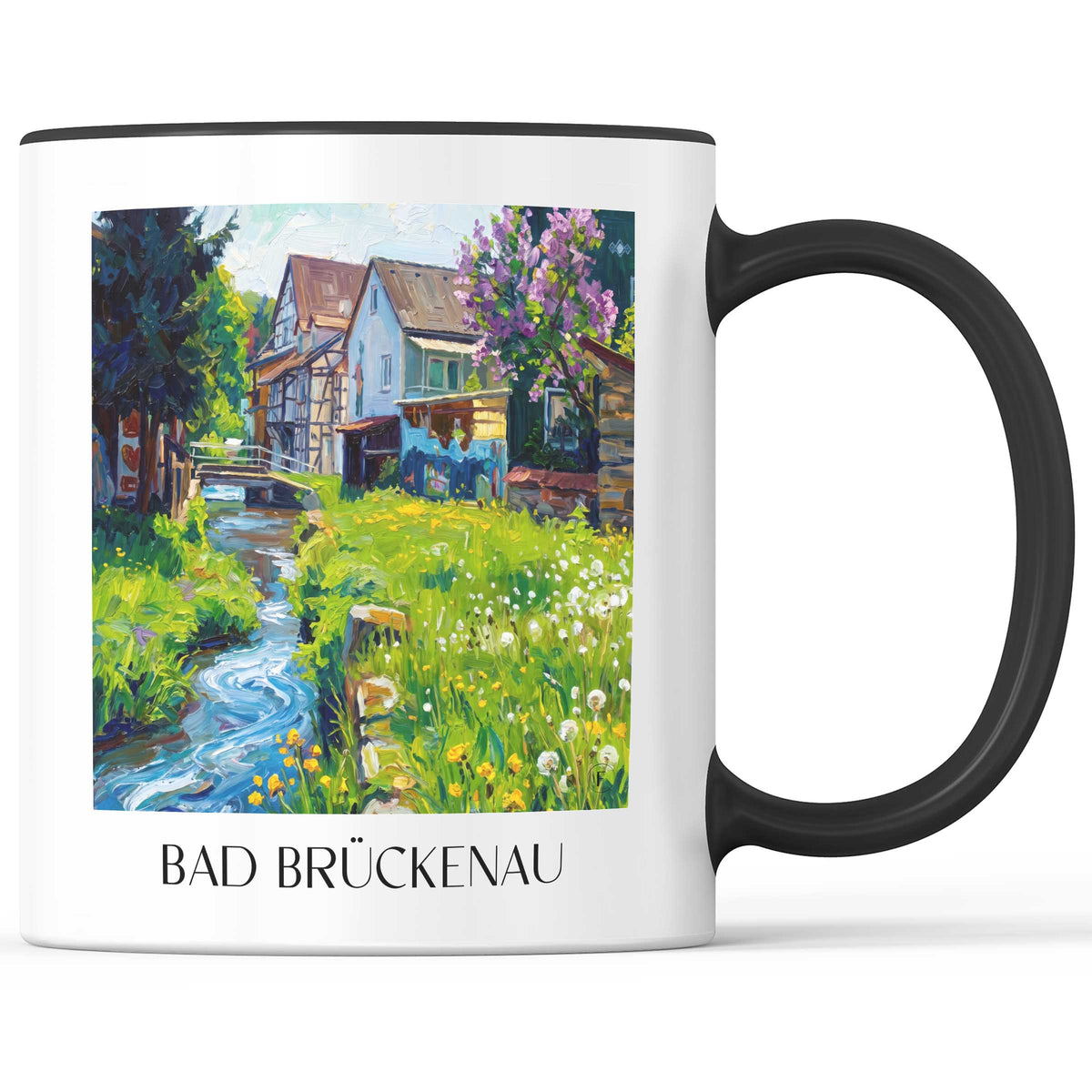 bad-brückenau-rhön-deutschland-kaffeebecher-oil-painting-oelgemaelde