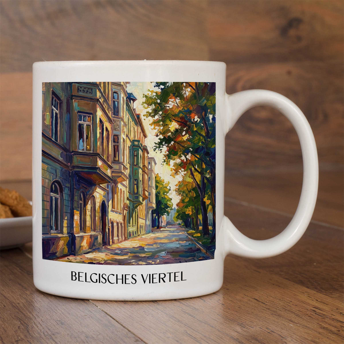 belgisches-viertel-köln-deutschland-kaffeebecher-oil-painting-oelgemaelde