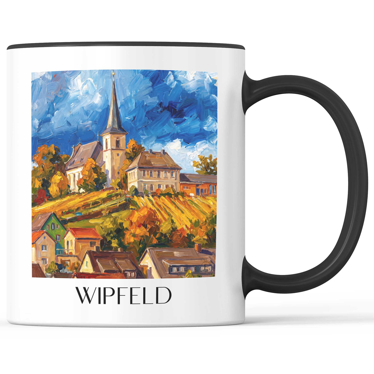 wipfeld-mainfranken-deutschland-kaffeebecher-oil-painting-oelgemaelde