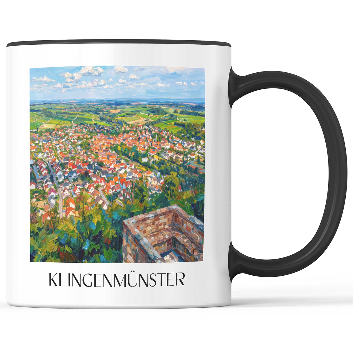 klingenmünster-pfälzerwald-deutschland-kaffeebecher-oil-painting-oelgemaelde