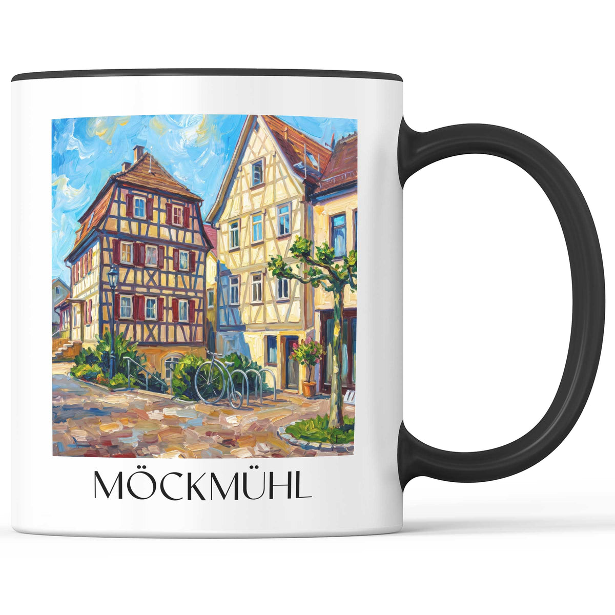 möckmühl-hohenlohe-deutschland-kaffeebecher-oil-painting-oelgemaelde