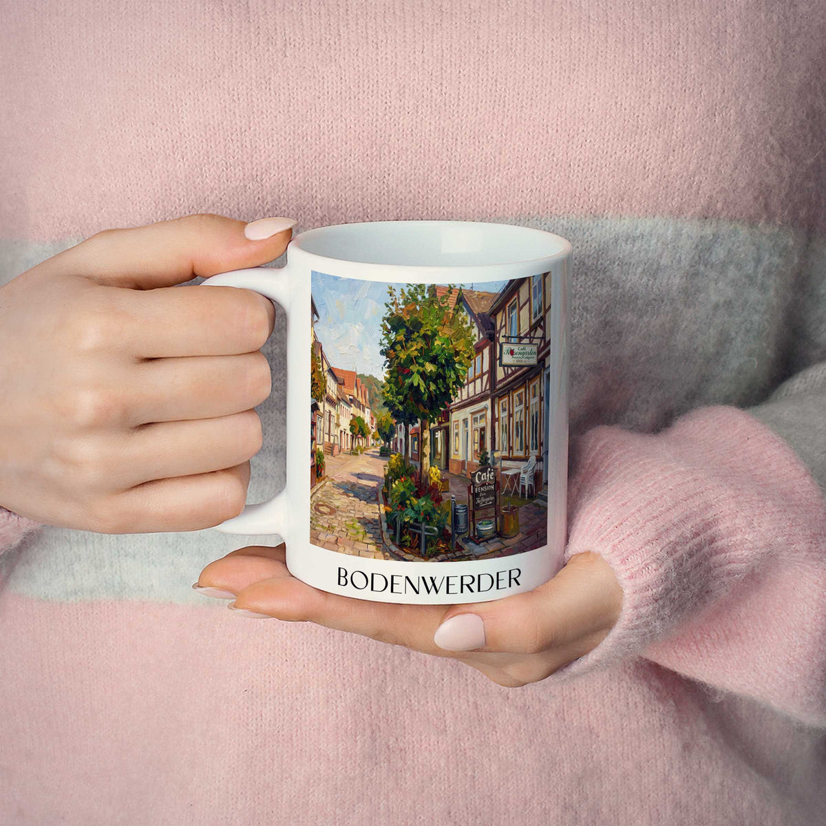 bodenwerder-weserbergland-deutschland-kaffeebecher-oil-painting-oelgemaelde
