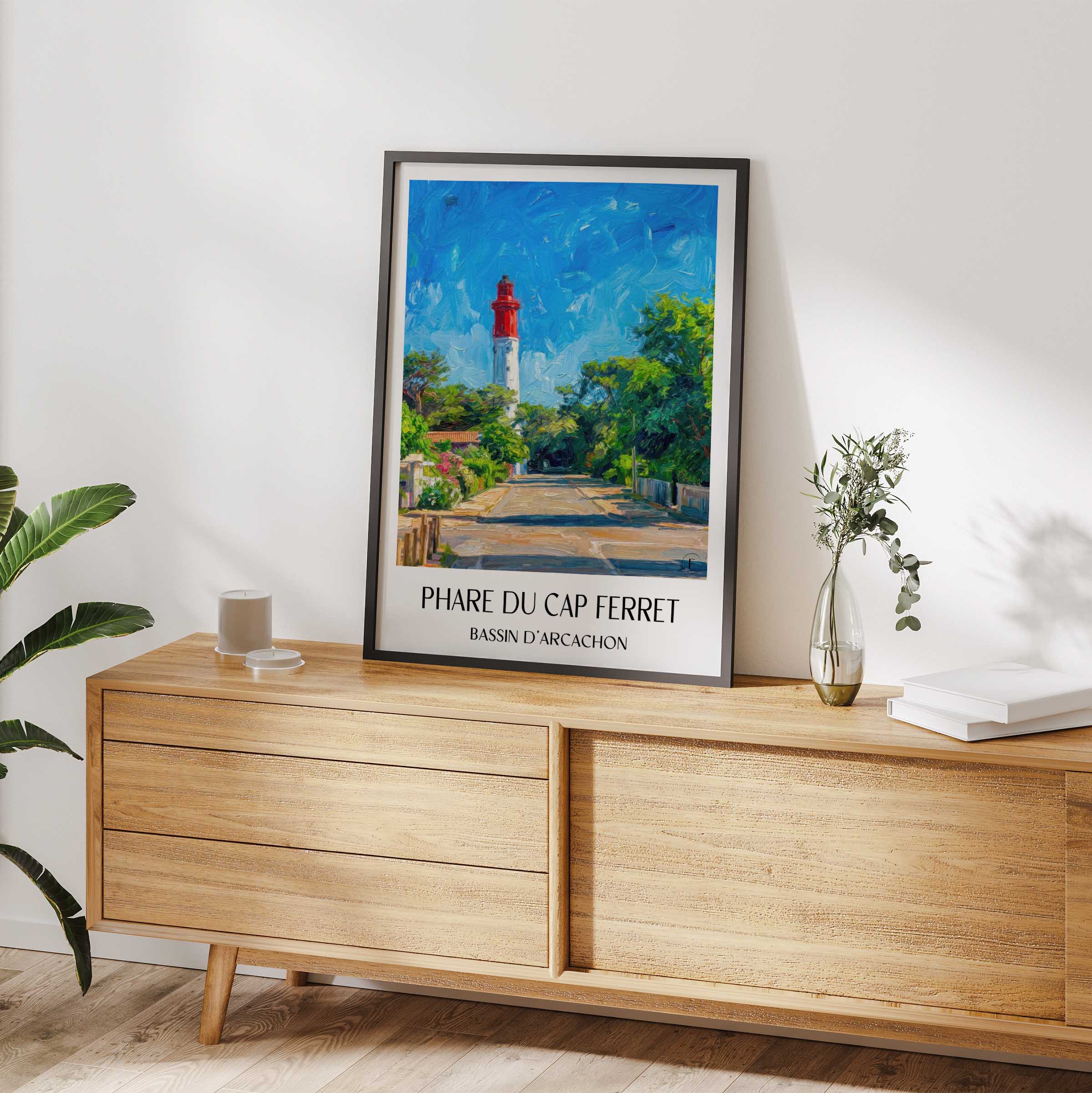 phare-du-cap-ferret-bassin-d'arcachon-frankreich-poster-oil-painting-oelgemaelde