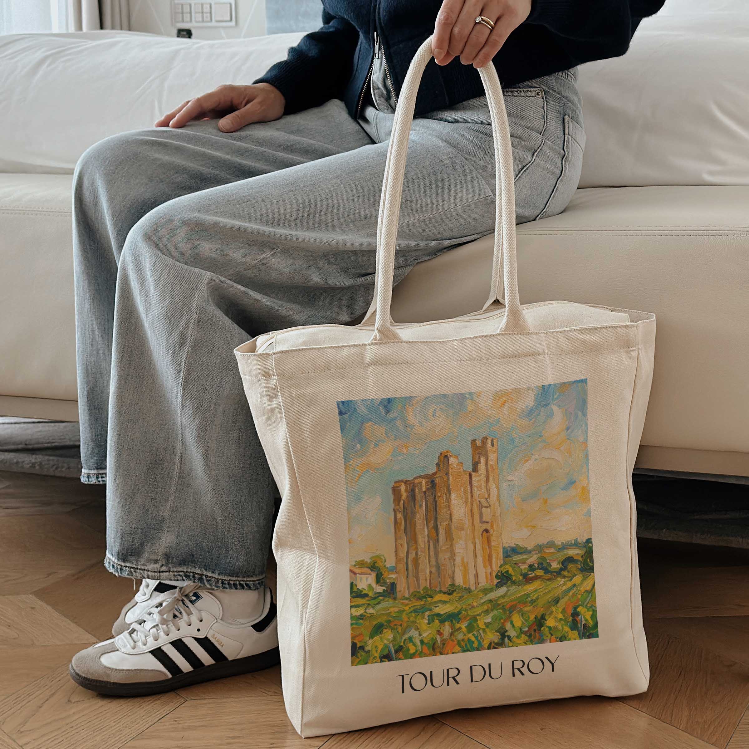 tour-du-roy-saint-émilion-frankreich-einkaufstasche-oil-painting-oelgemaelde