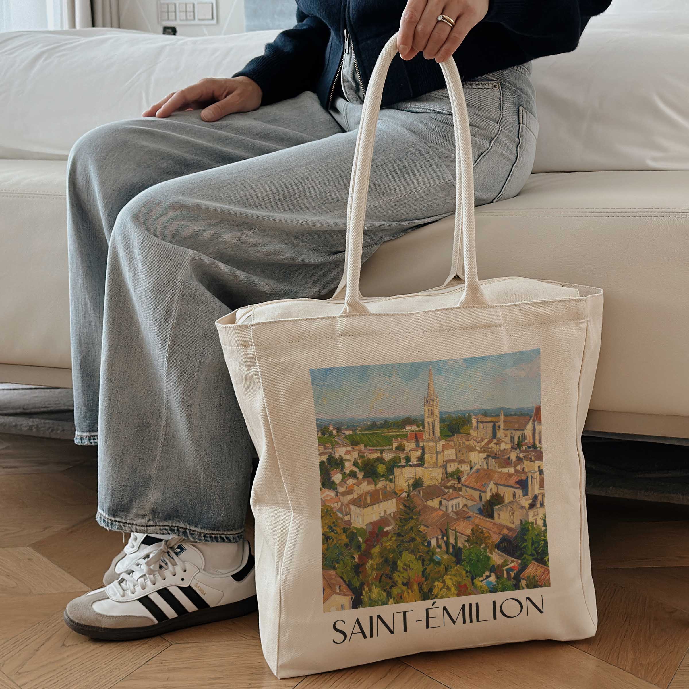 saint-émilion-vignoble-de-bordeaux-frankreich-einkaufstasche-oil-painting-oelgemaelde
