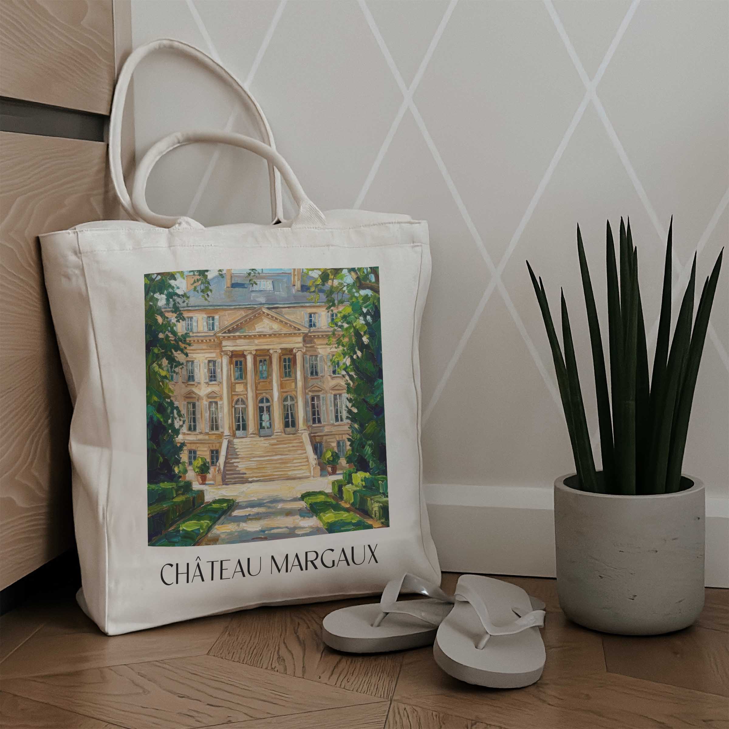 château-margaux-médoc-frankreich-einkaufstasche-oil-painting-oelgemaelde