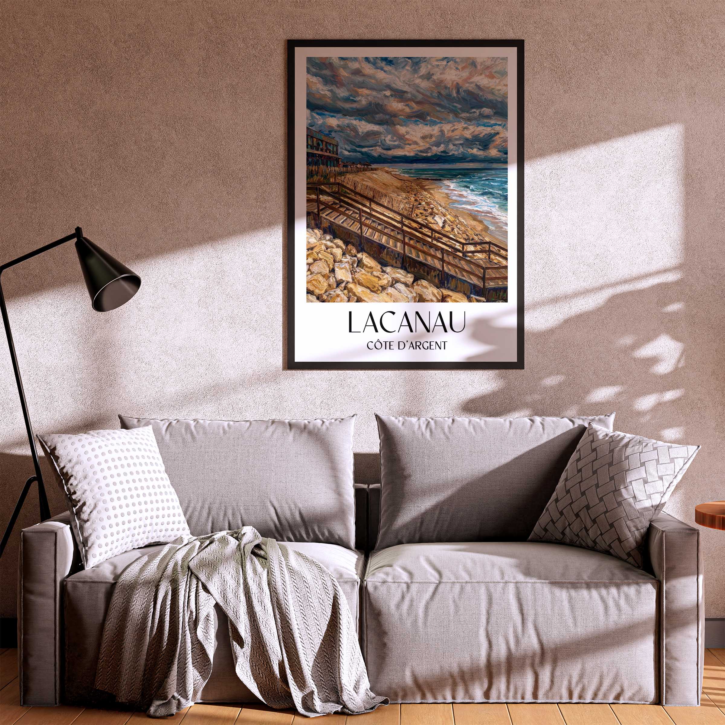 lacanau-côte-d'argent-frankreich-poster-oil-painting-oelgemaelde