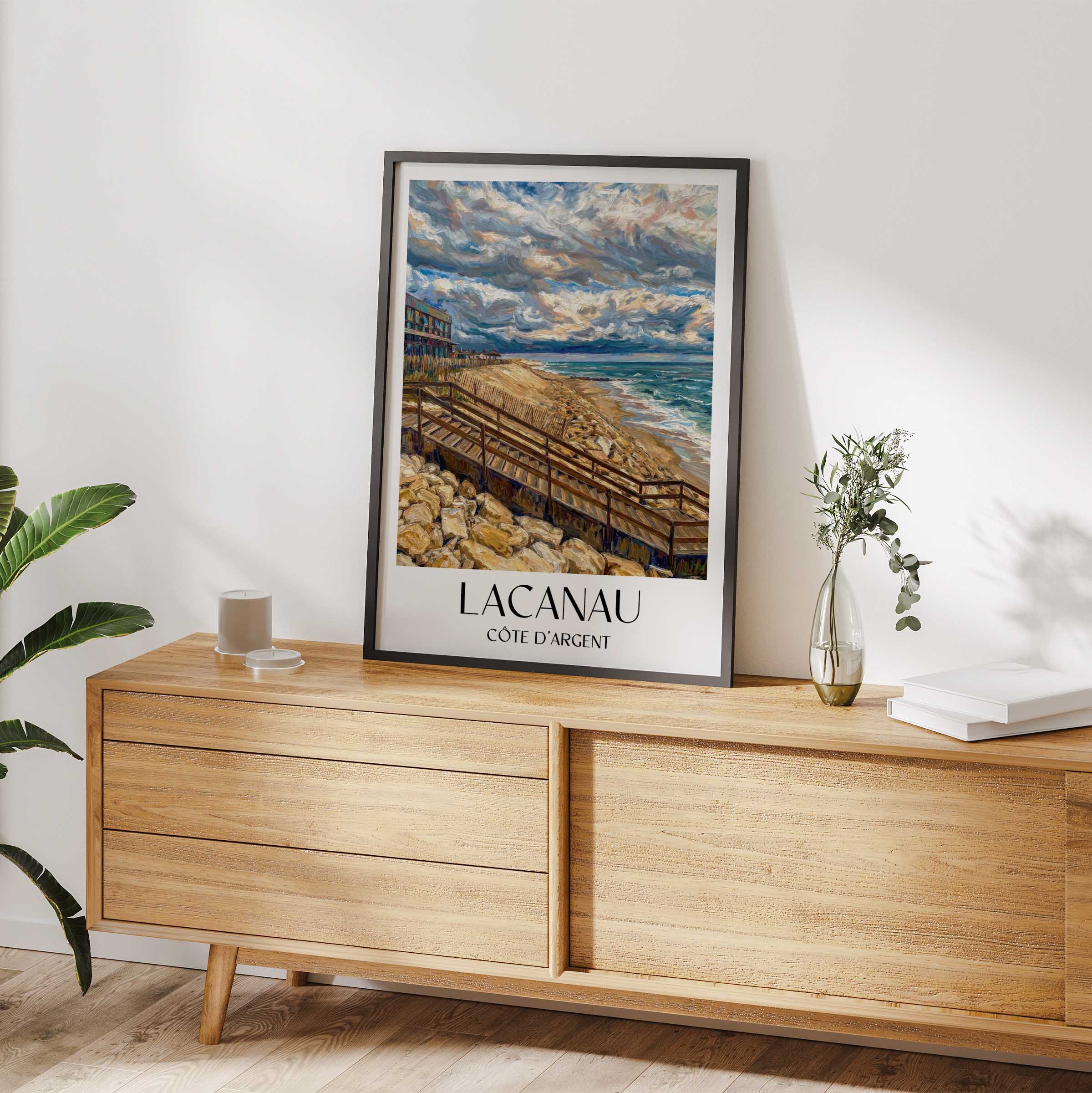 lacanau-côte-d'argent-frankreich-poster-oil-painting-oelgemaelde