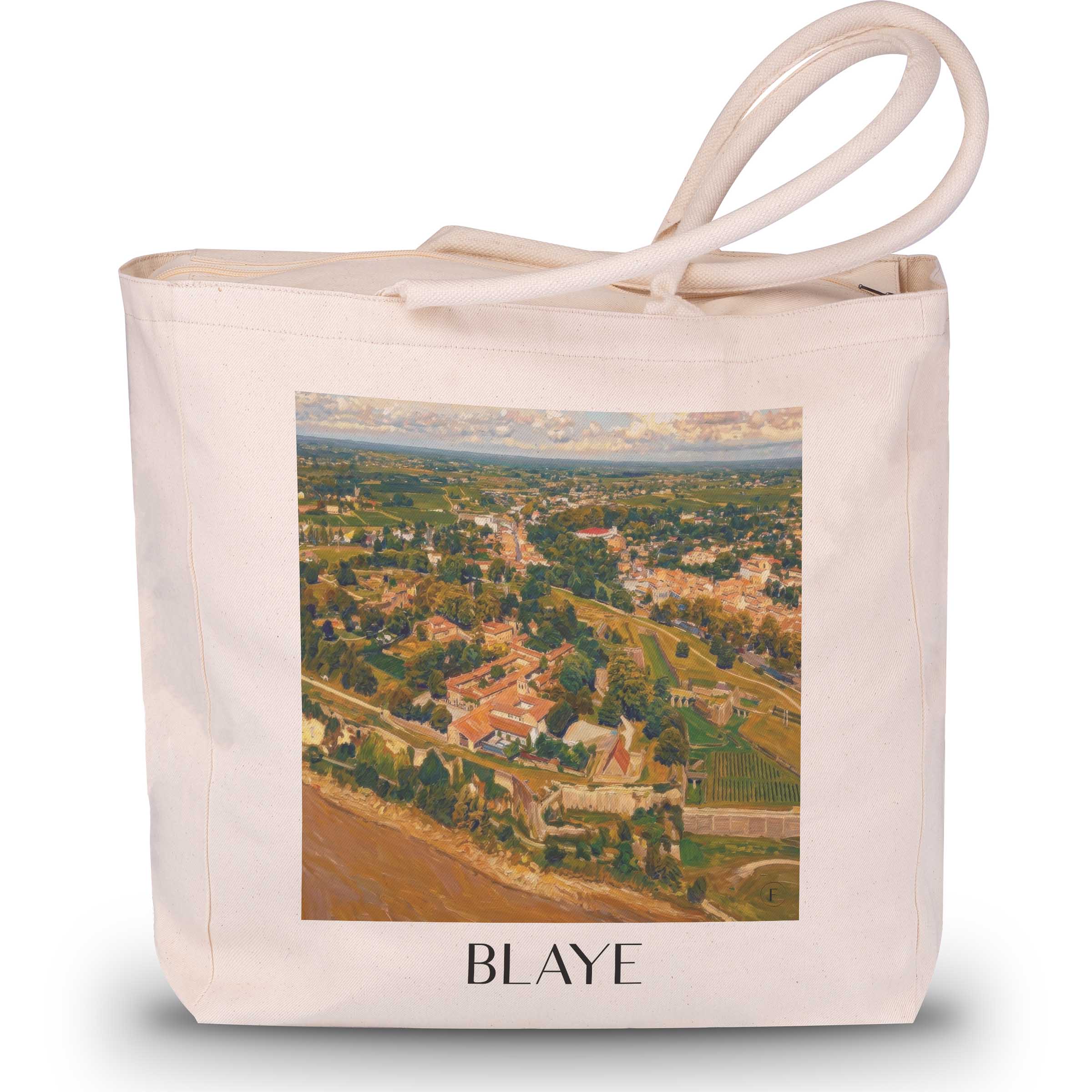 blaye-estuaire-de-la-gironde-frankreich-einkaufstasche-oil-painting-oelgemaelde