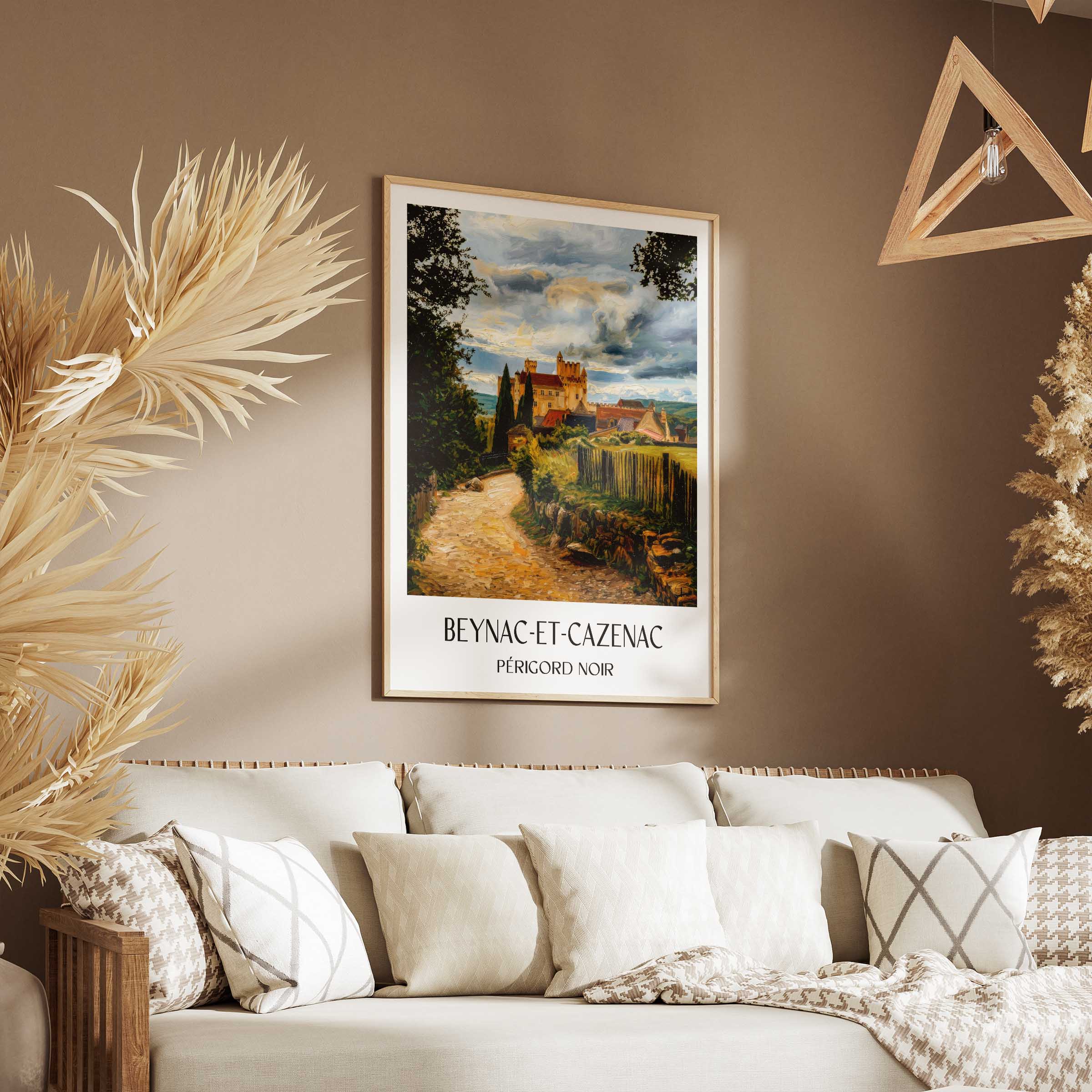 beynac-et-cazenac-périgord-noir-frankreich-poster-oil-painting-oelgemaelde