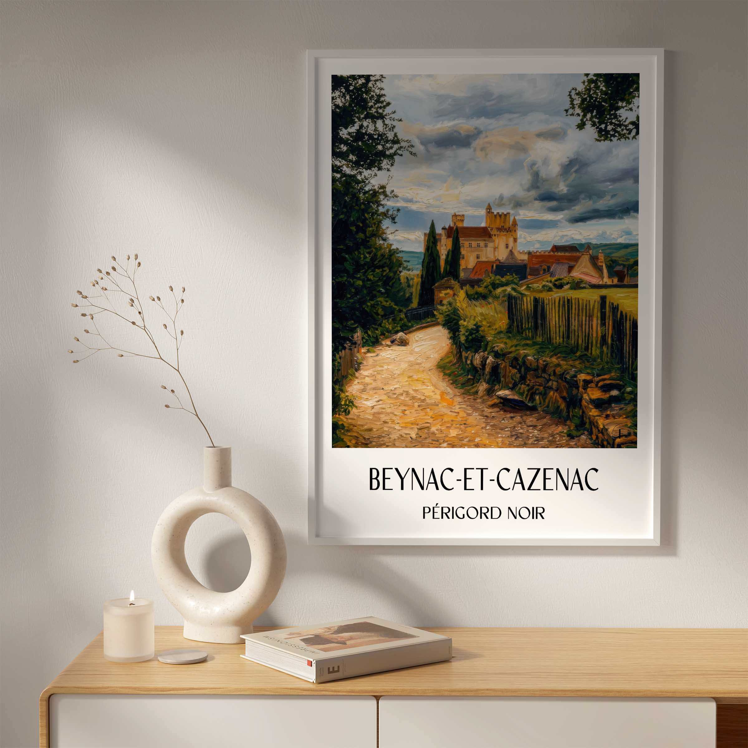 beynac-et-cazenac-périgord-noir-frankreich-poster-oil-painting-oelgemaelde