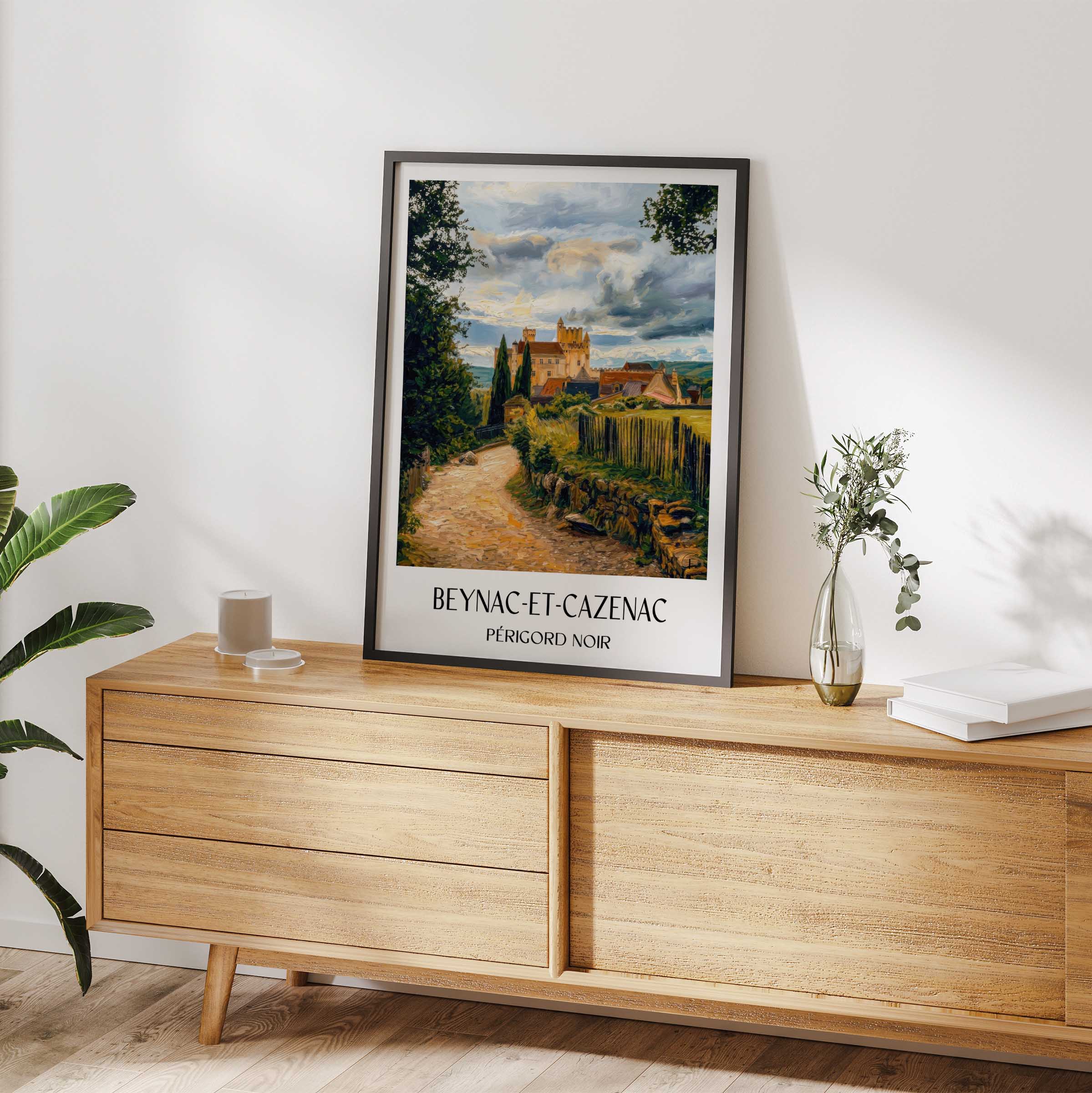 beynac-et-cazenac-périgord-noir-frankreich-poster-oil-painting-oelgemaelde