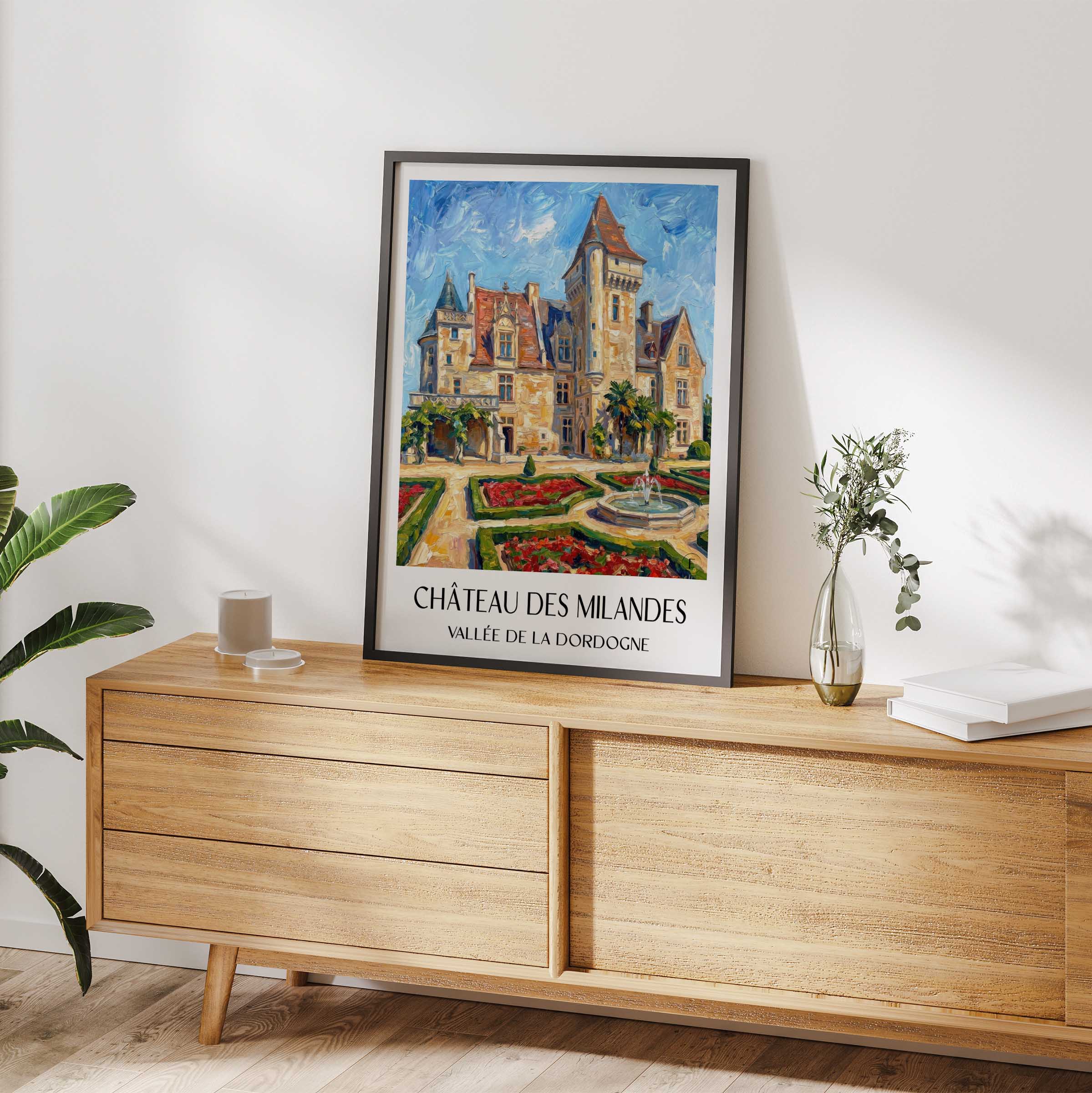 château-des-milandes-vallée-de-la-dordogne-frankreich-poster-oil-painting-oelgemaelde
