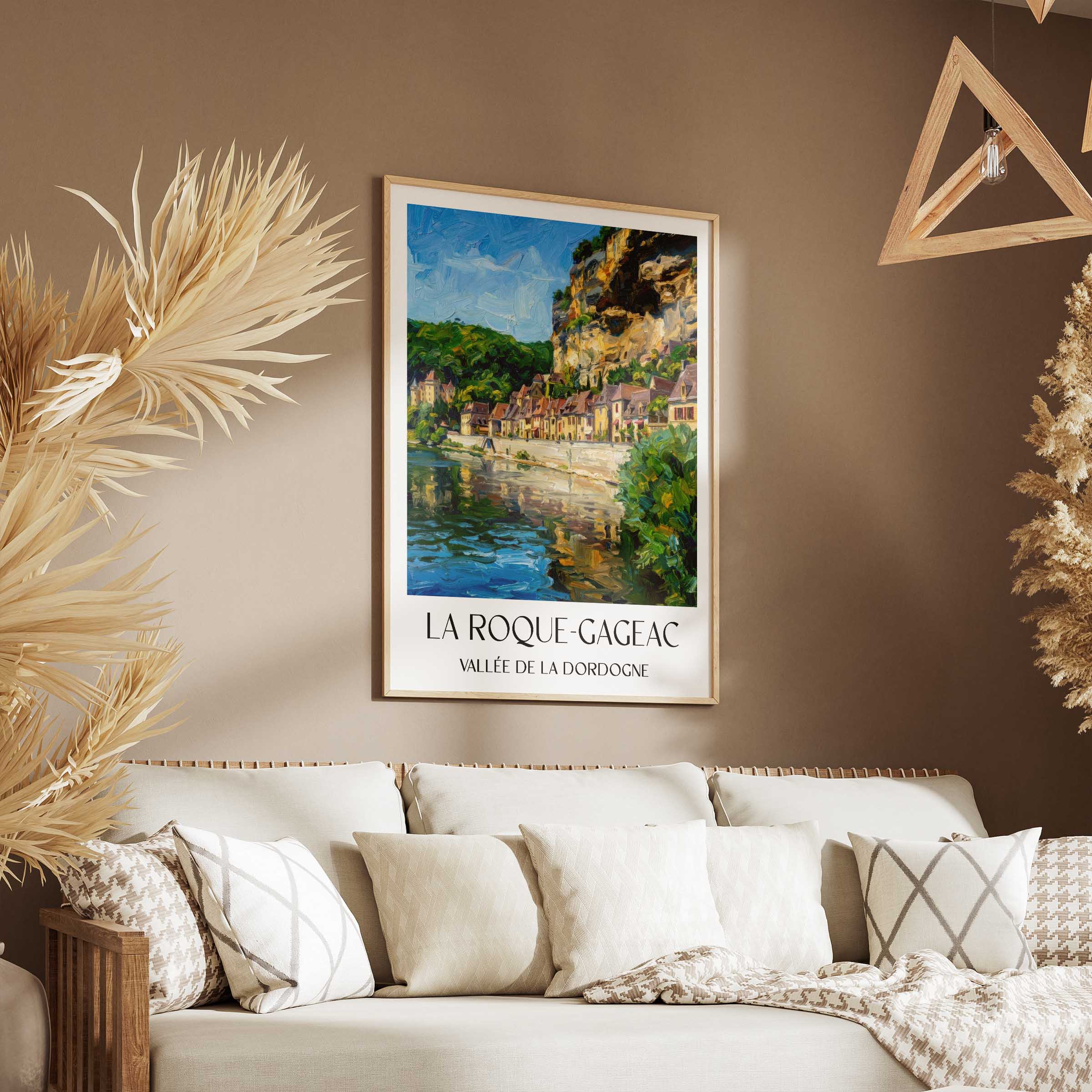 la-roque-gageac-vallée-de-la-dordogne-frankreich-poster-oil-painting-oelgemaelde