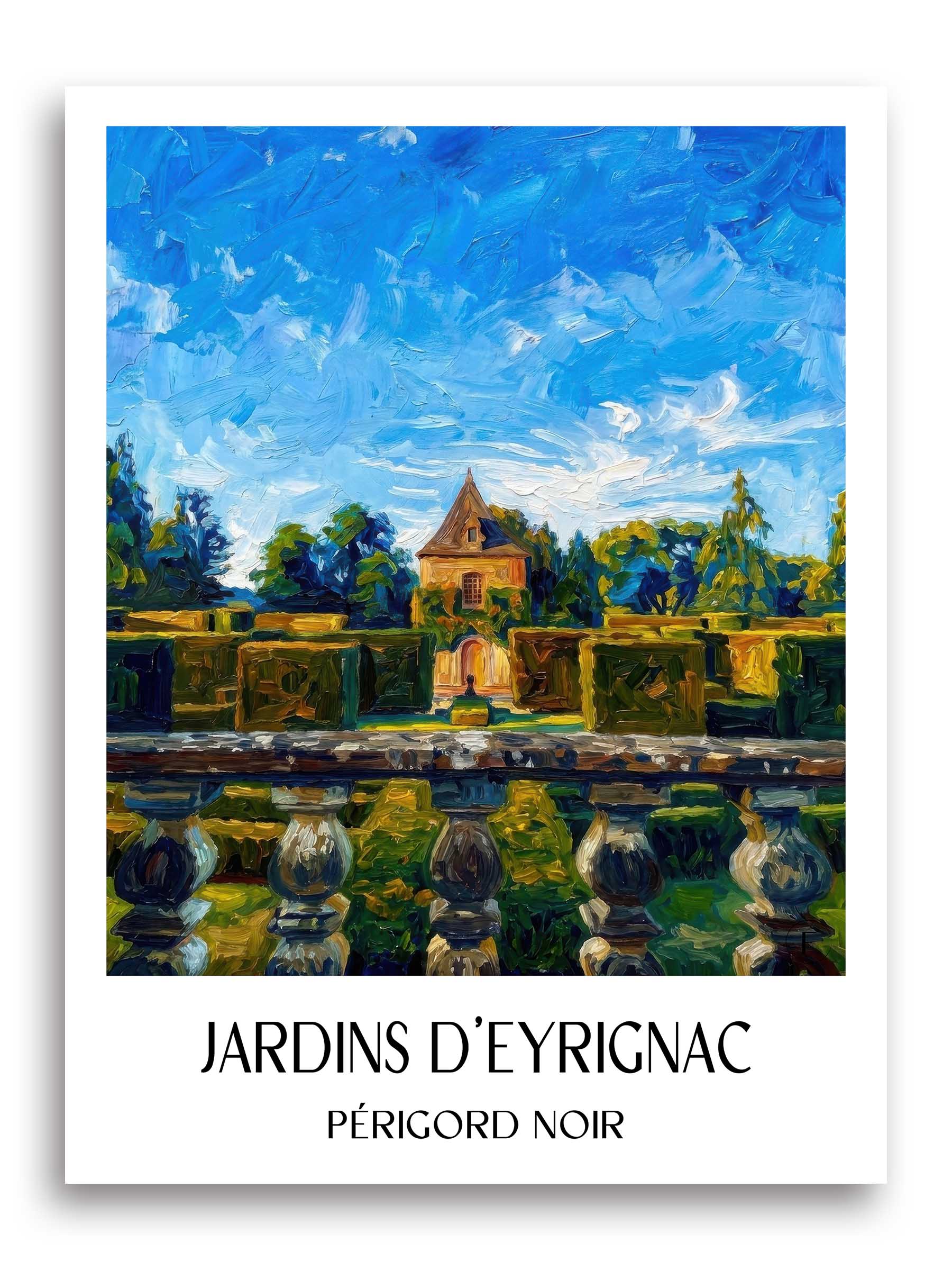 jardins-d'eyrignac-périgord-noir-frankreich-poster-oil-painting-oelgemaelde
