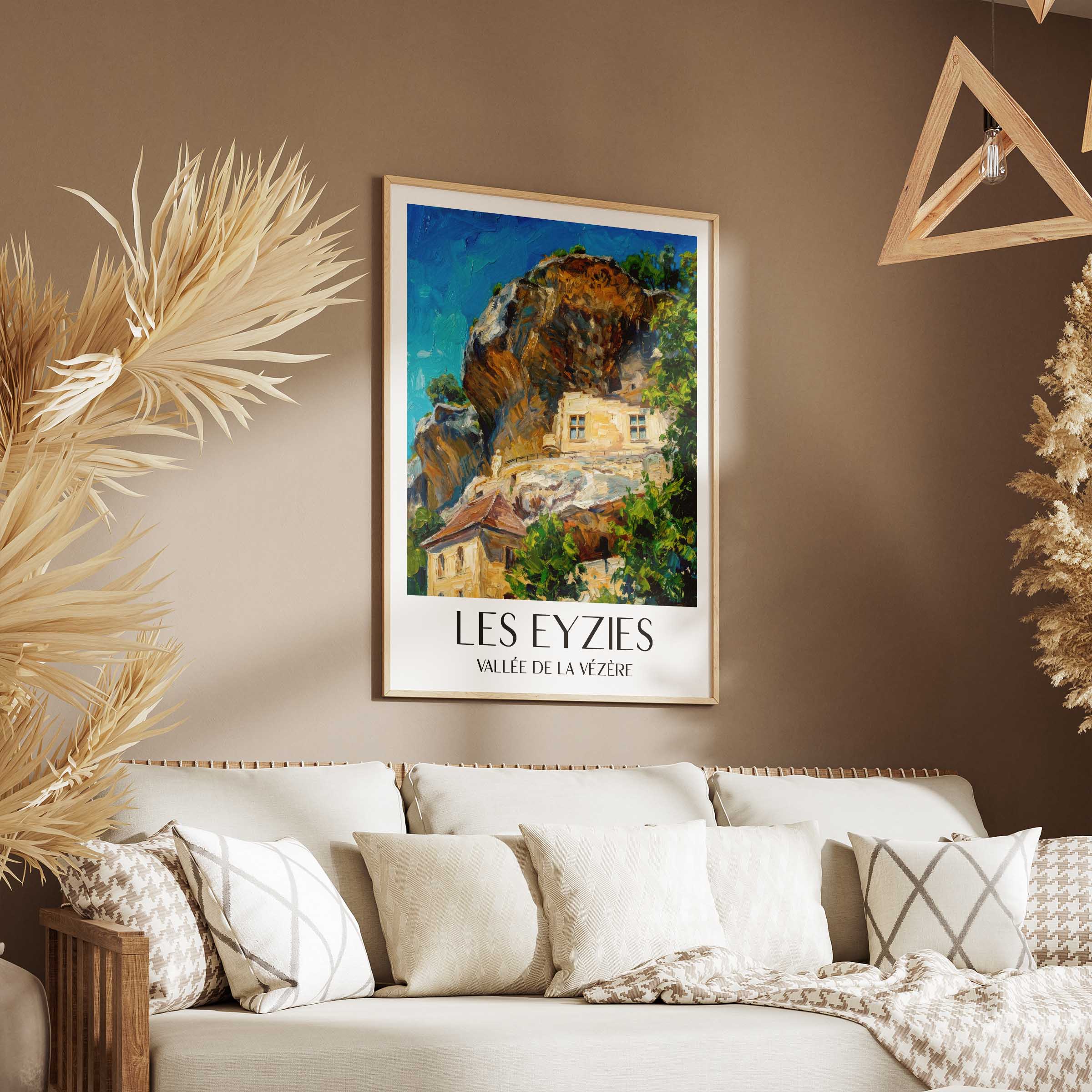 les-eyzies-vallée-de-la-vézère-frankreich-poster-oil-painting-oelgemaelde