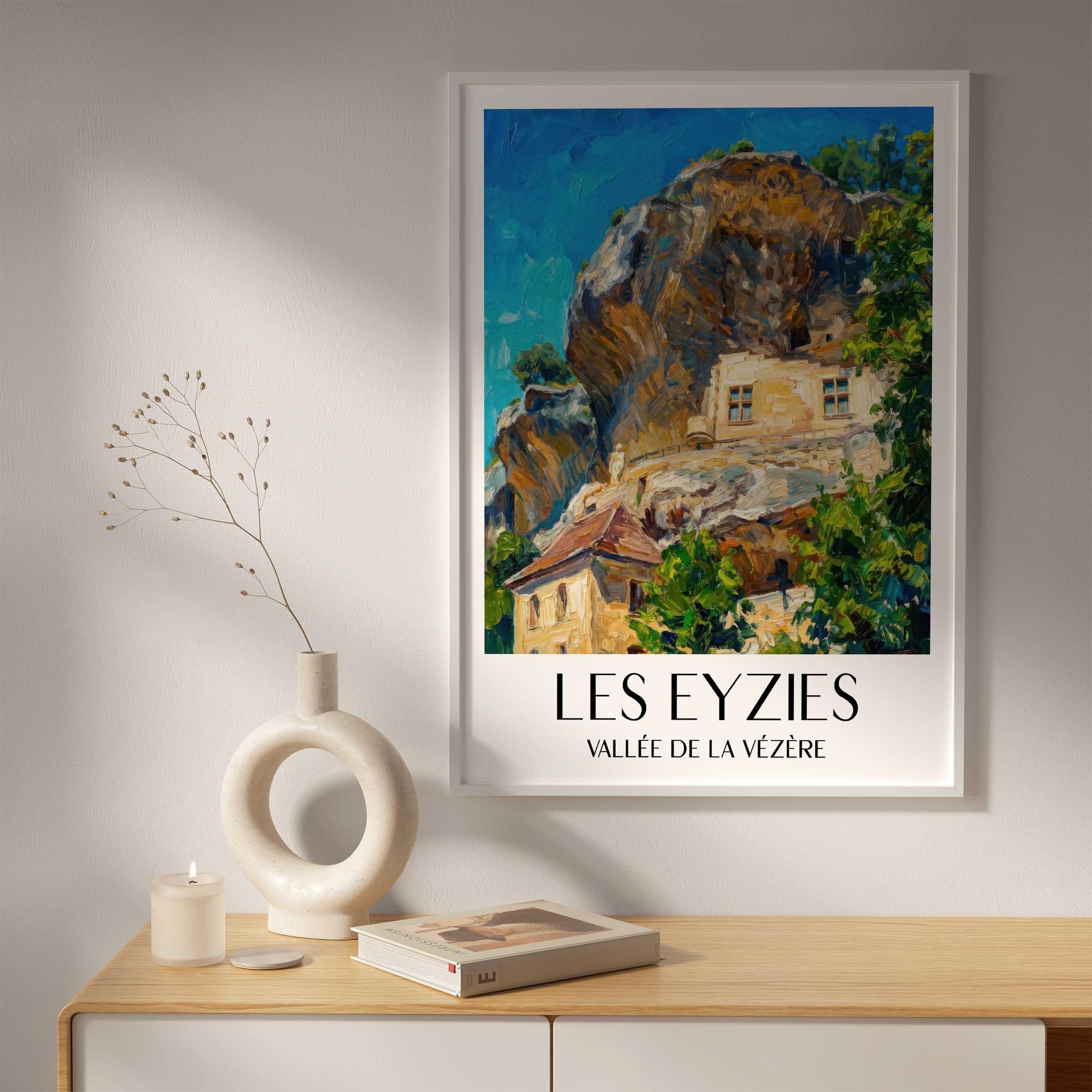 les-eyzies-vallée-de-la-vézère-frankreich-poster-oil-painting-oelgemaelde