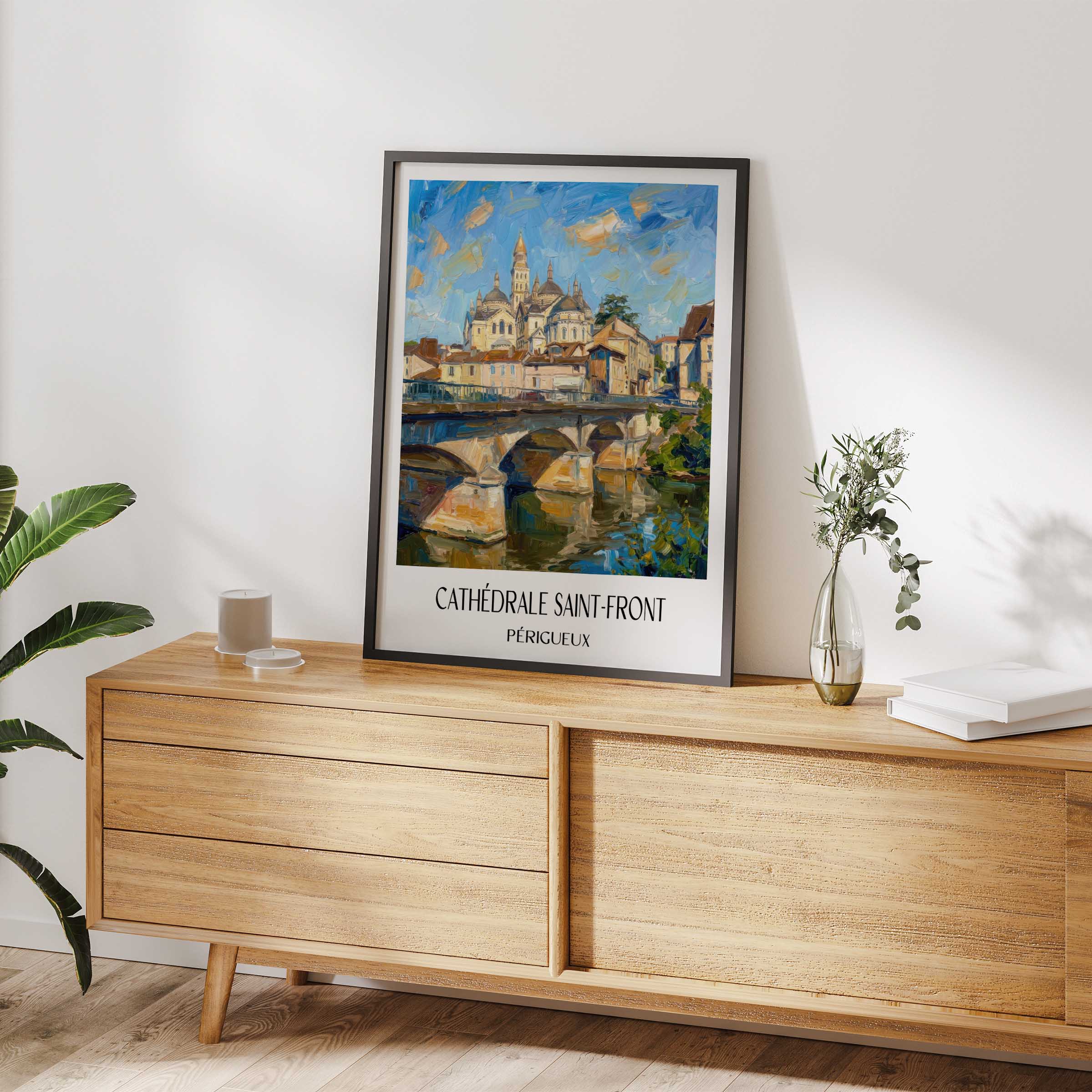 cathédrale-saint-front-périgueux-frankreich-poster-oil-painting-oelgemaelde