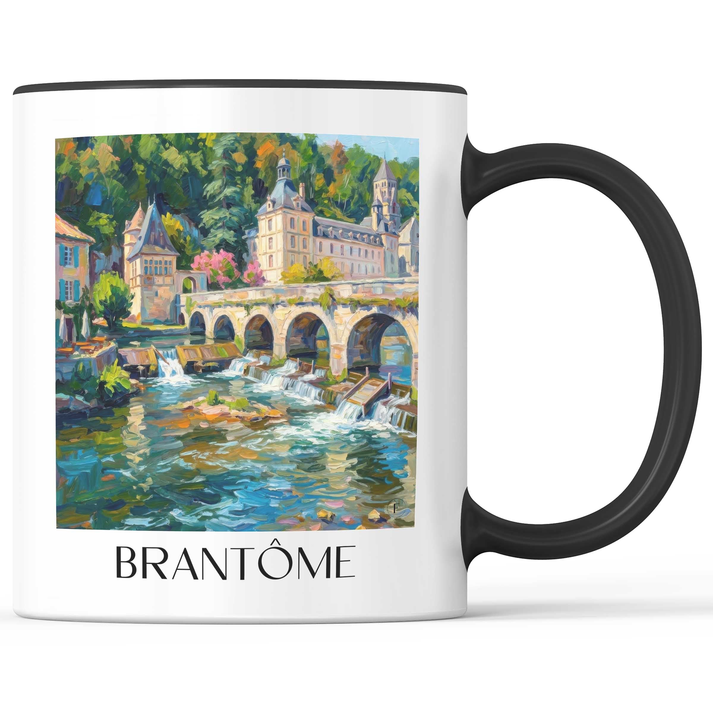 brantôme-périgord-vert-frankreich-kaffeebecher-oil-painting-oelgemaelde