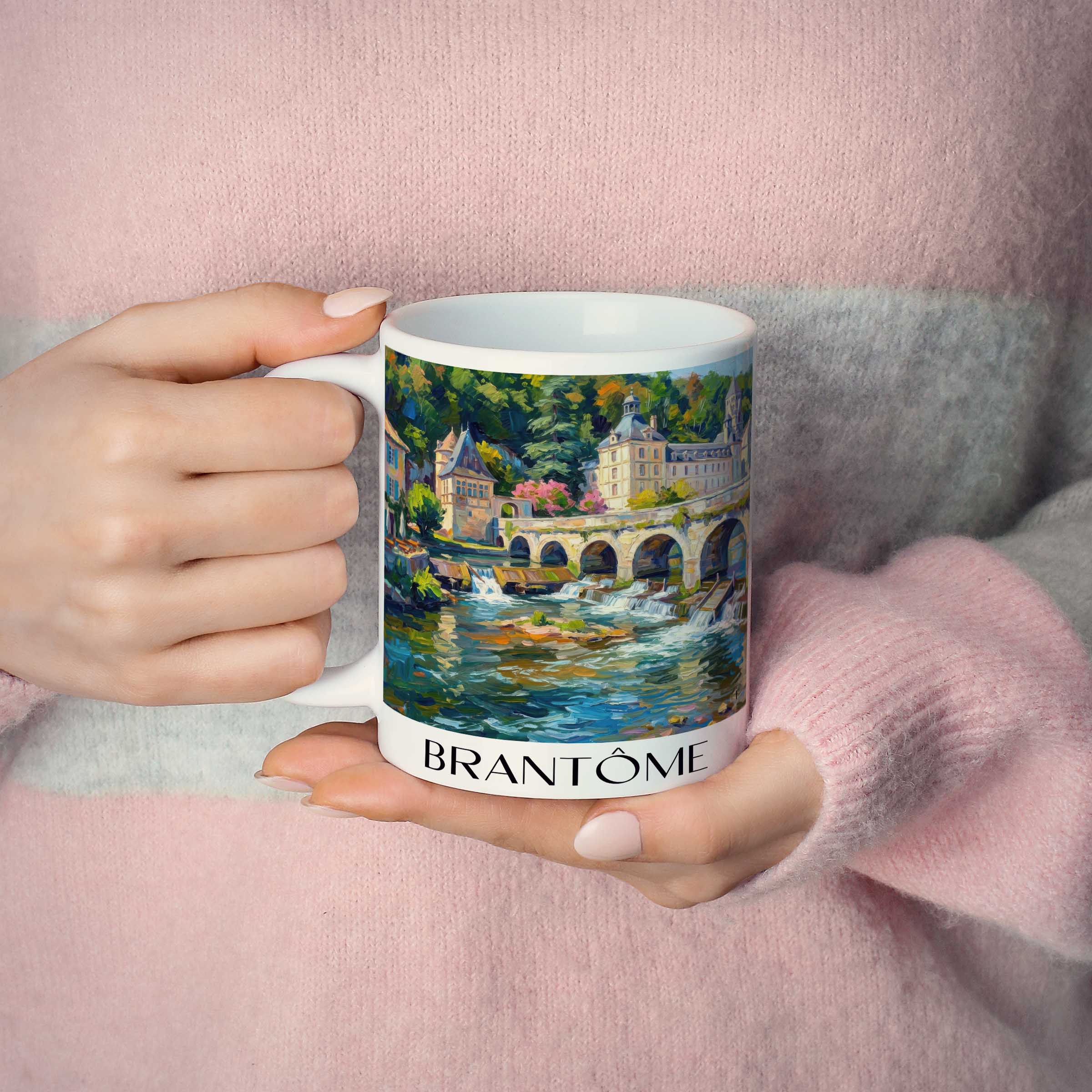 brantôme-périgord-vert-frankreich-kaffeebecher-oil-painting-oelgemaelde