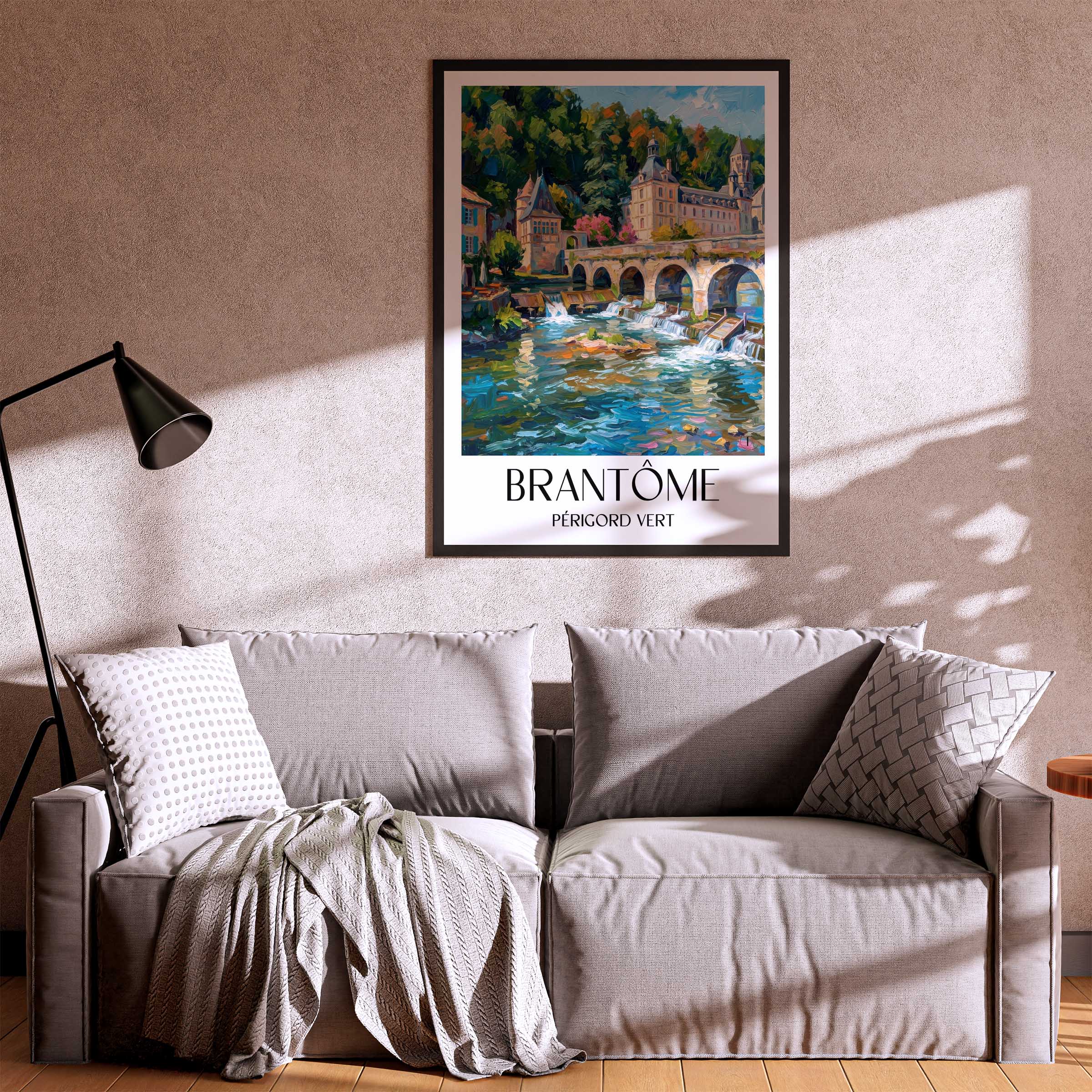 brantôme-périgord-vert-frankreich-poster-oil-painting-oelgemaelde