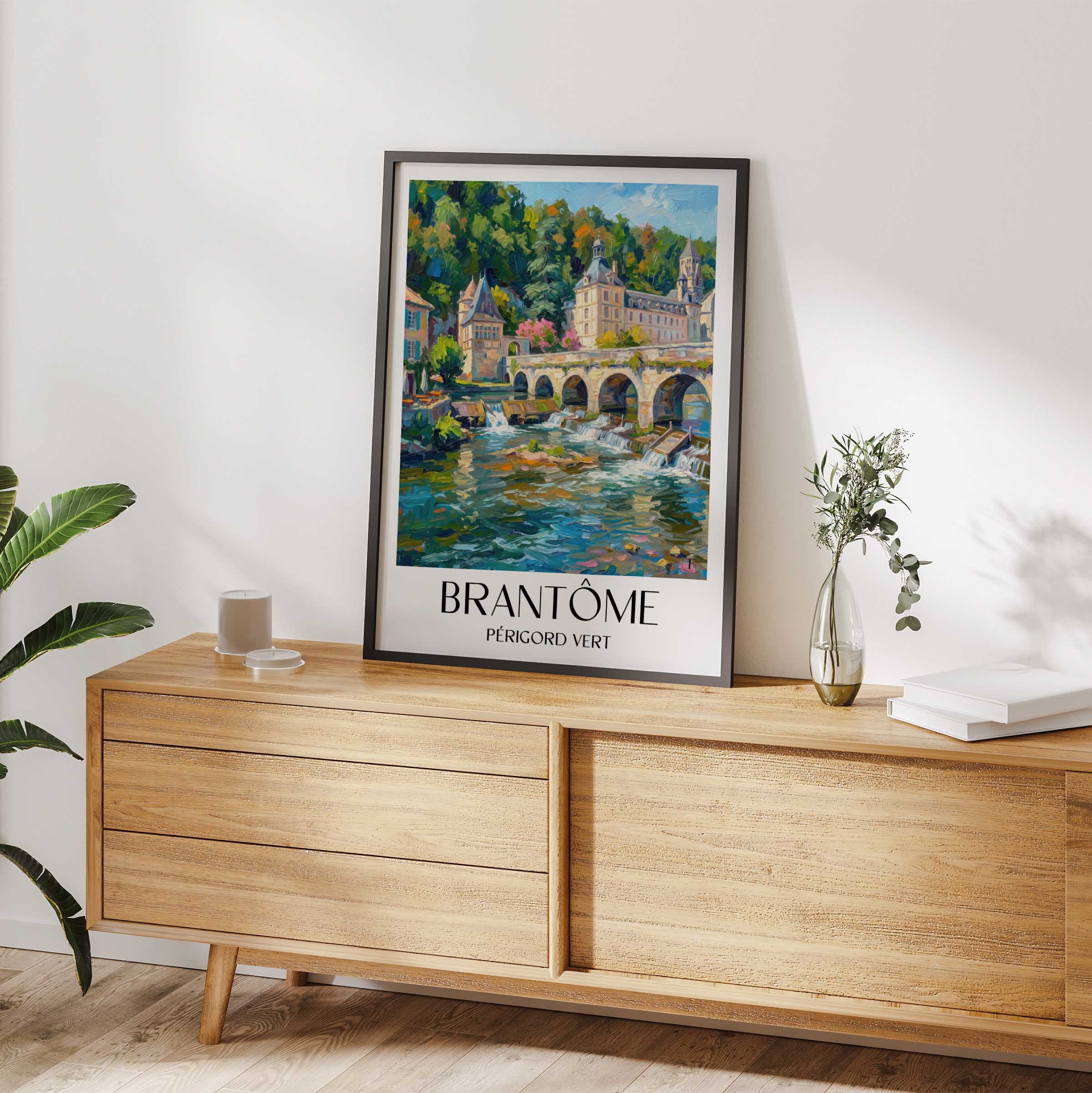 brantôme-périgord-vert-frankreich-poster-oil-painting-oelgemaelde