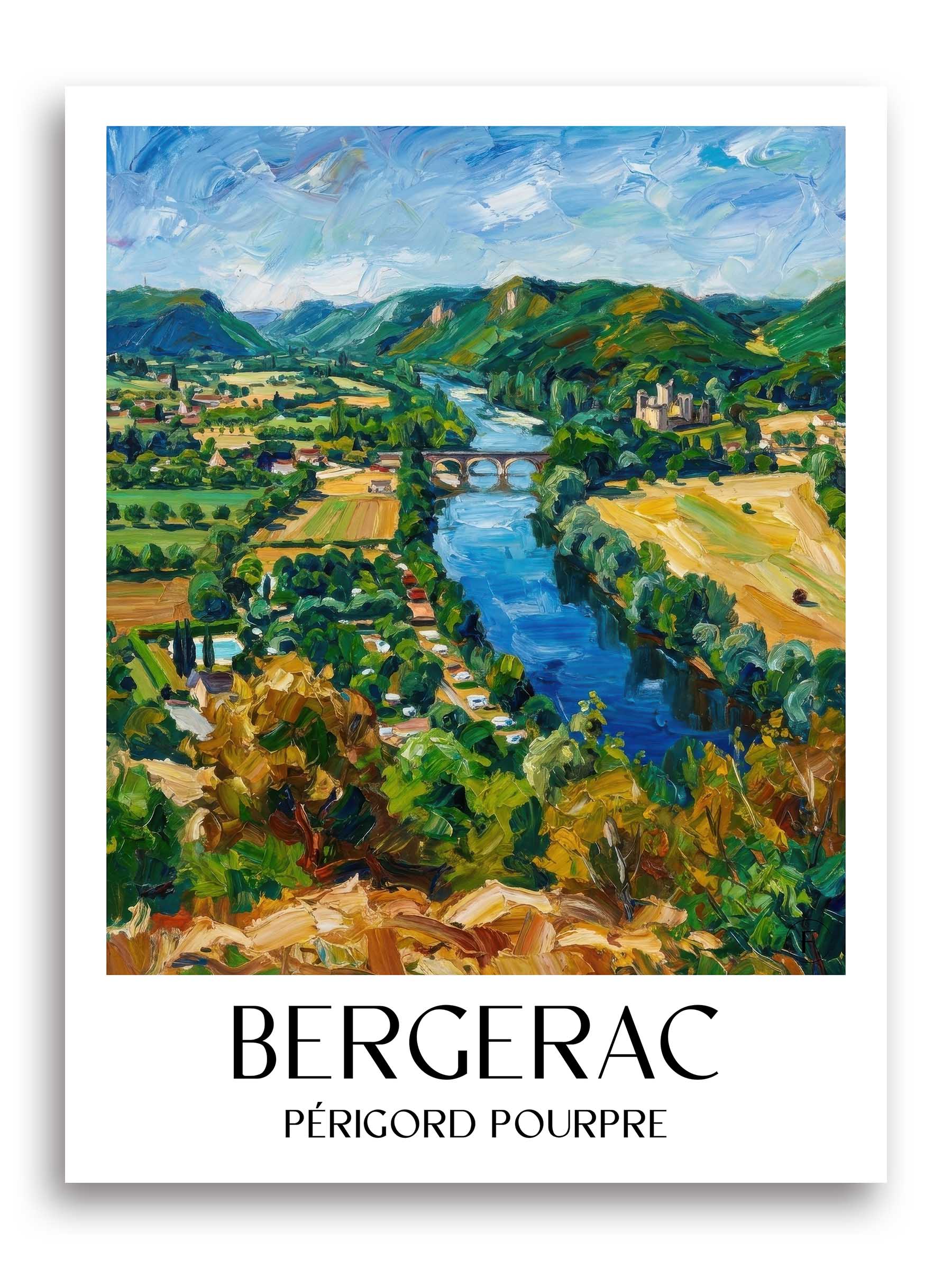 bergerac-périgord-pourpre-frankreich-poster-oil-painting-oelgemaelde