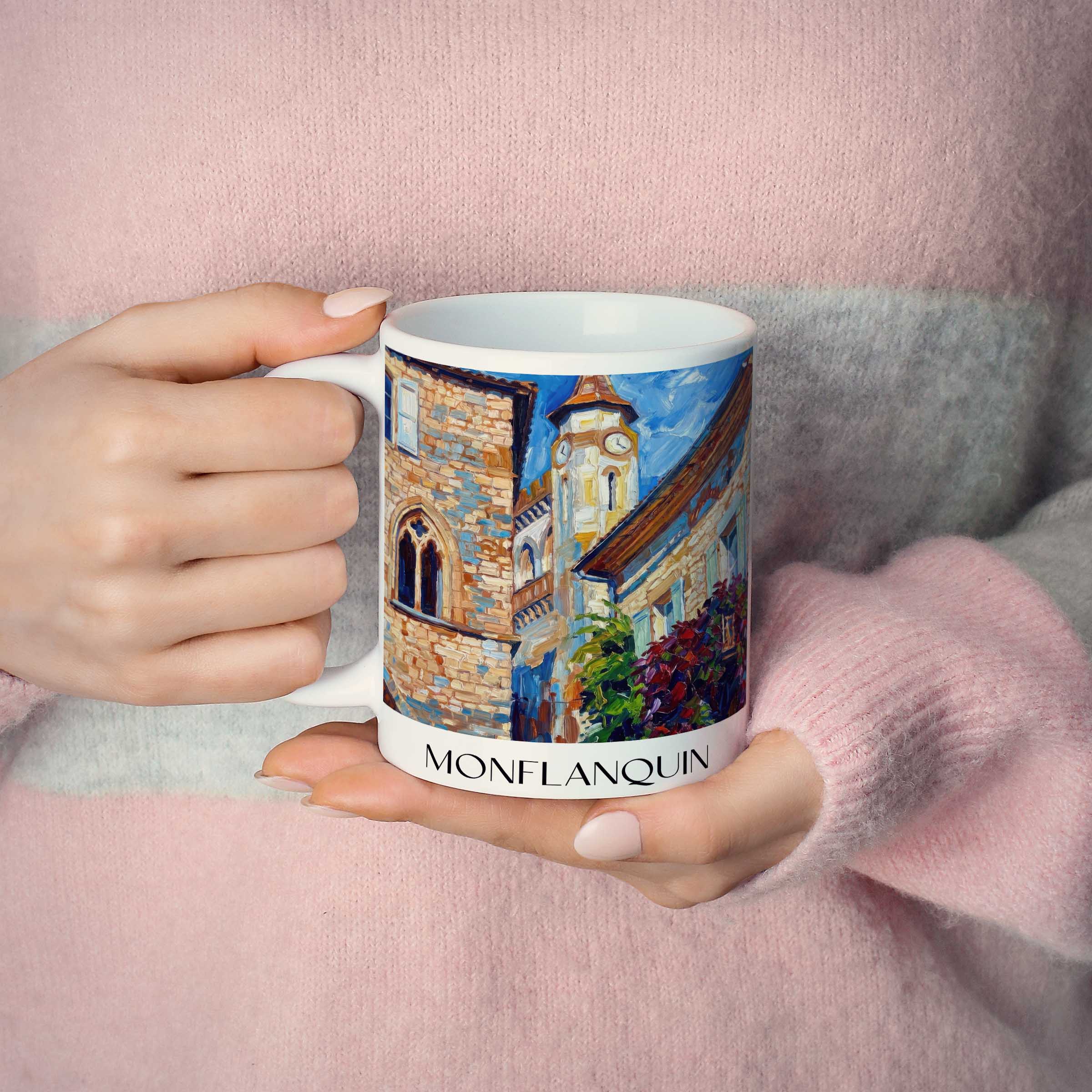 monflanquin-bastides-frankreich-kaffeebecher-oil-painting-oelgemaelde