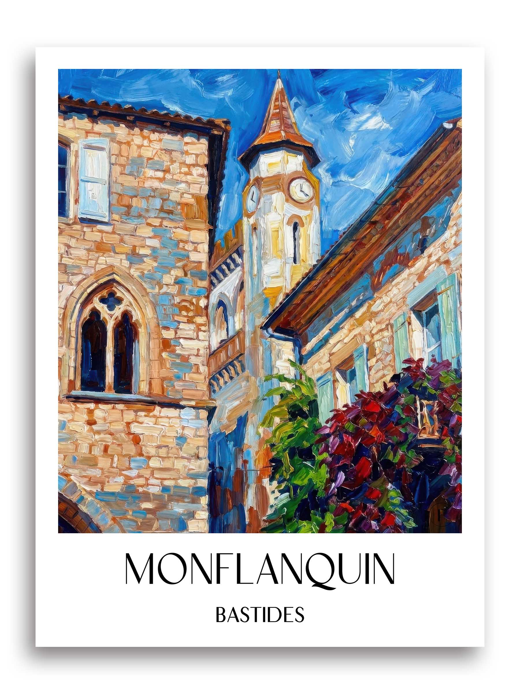 monflanquin-bastides-frankreich-poster-oil-painting-oelgemaelde