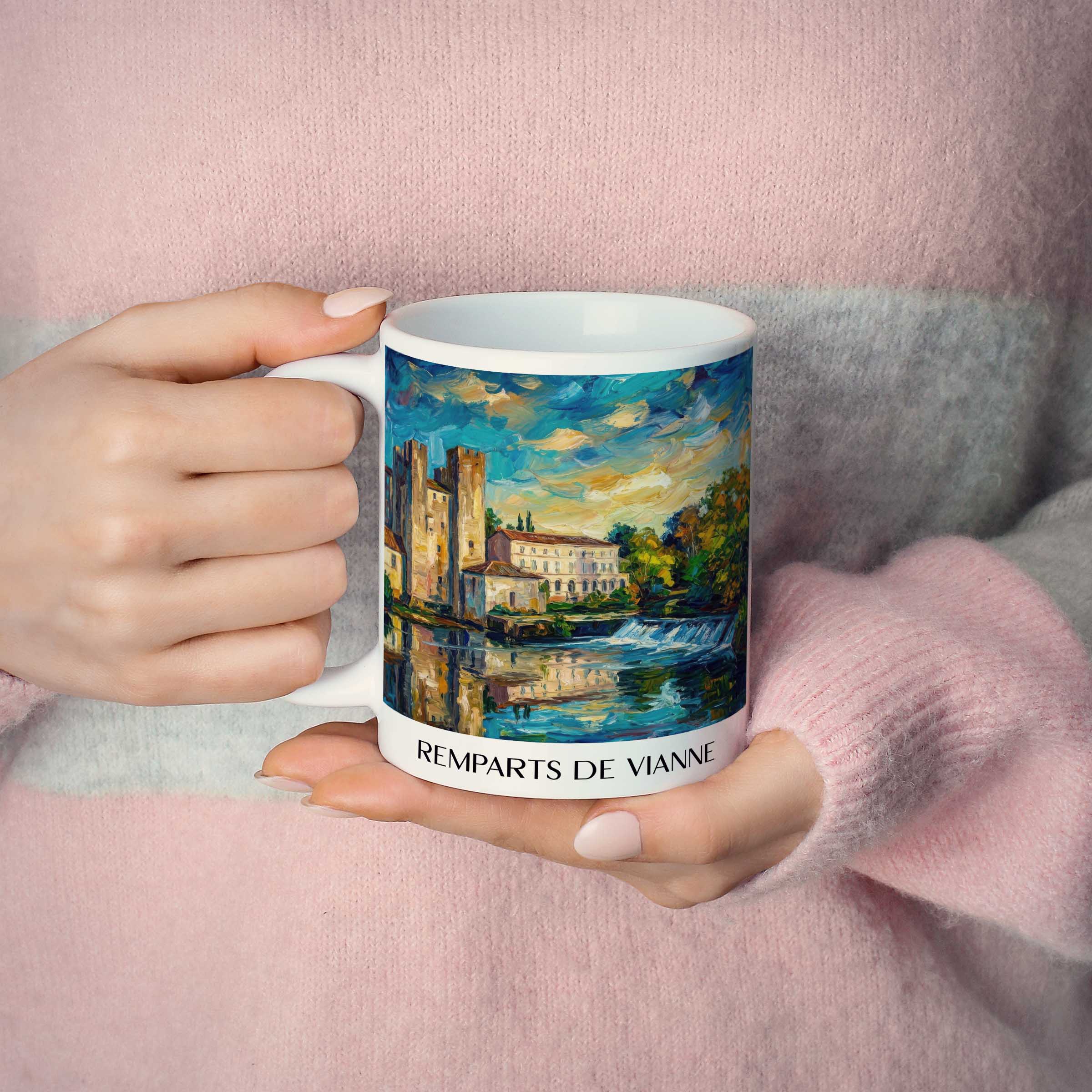 remparts-de-vianne-vianne-frankreich-kaffeebecher-oil-painting-oelgemaelde