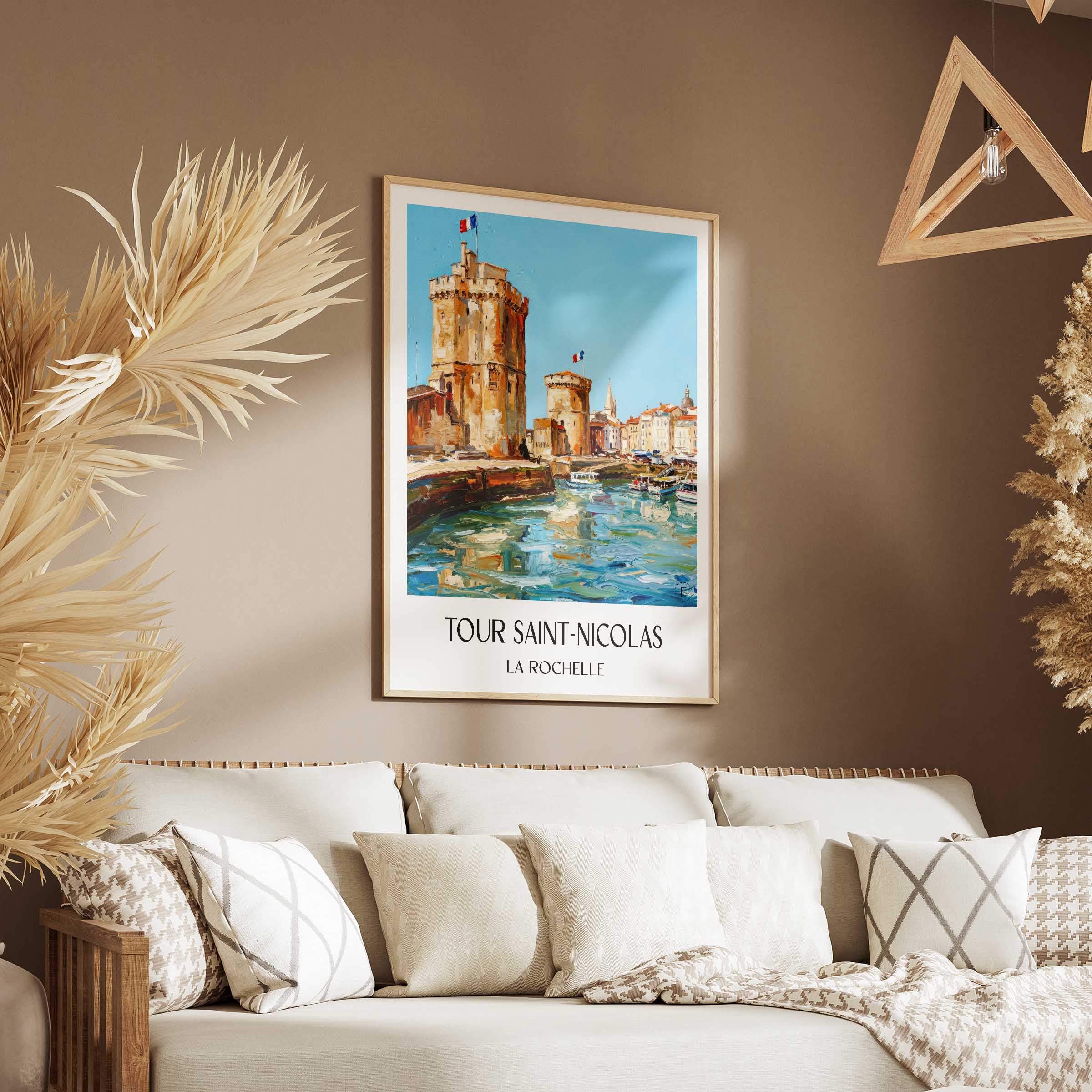 tour-saint-nicolas-la-rochelle-frankreich-poster-oil-painting-oelgemaelde
