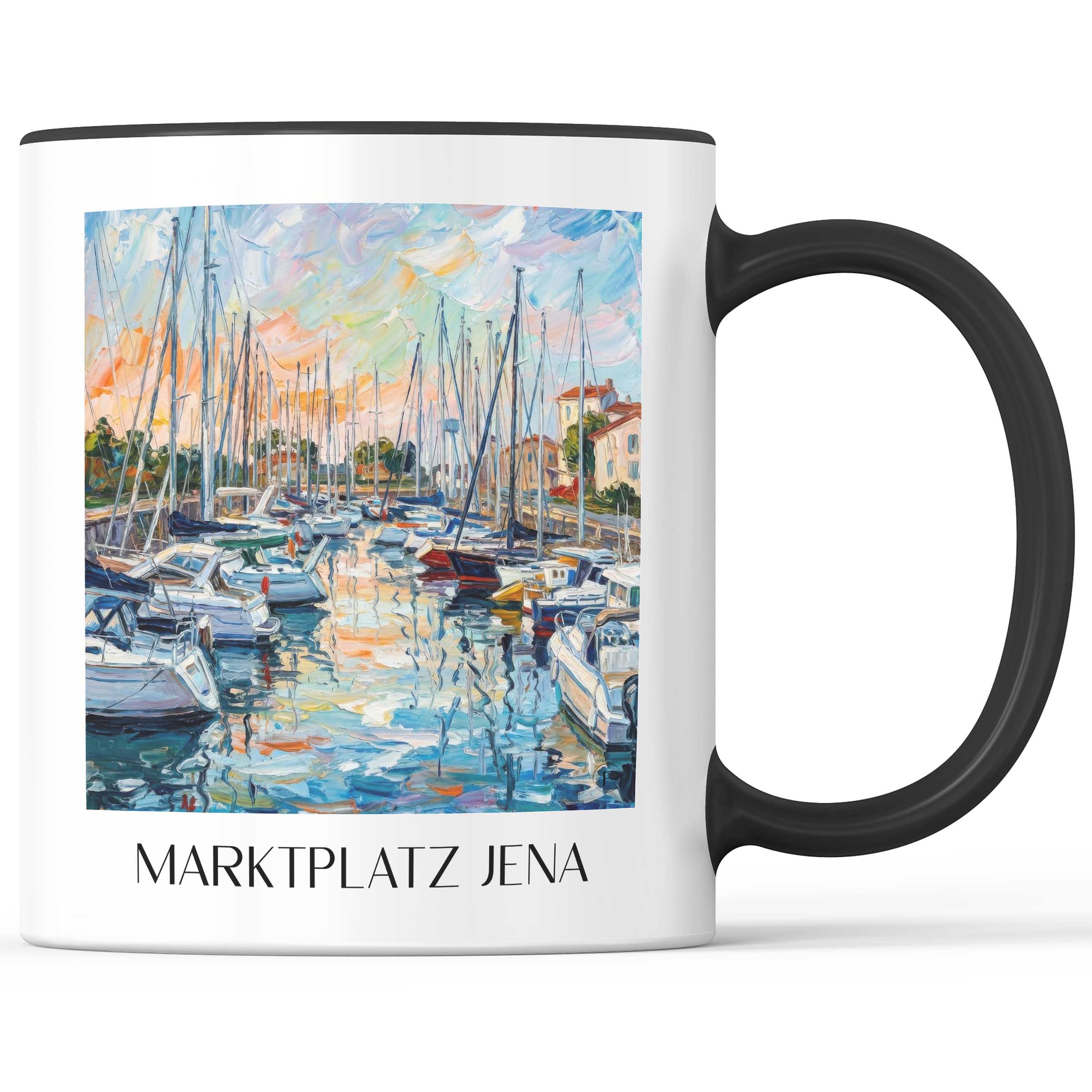 port-de-saint-martin-île-de-ré-frankreich-kaffeebecher-oil-painting-oelgemaelde