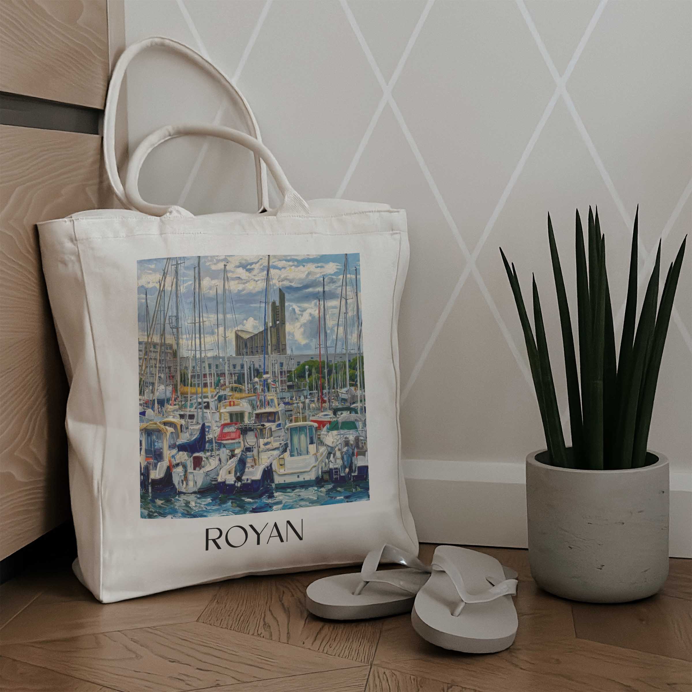 royan-côte-de-beauté-frankreich-einkaufstasche-oil-painting-oelgemaelde