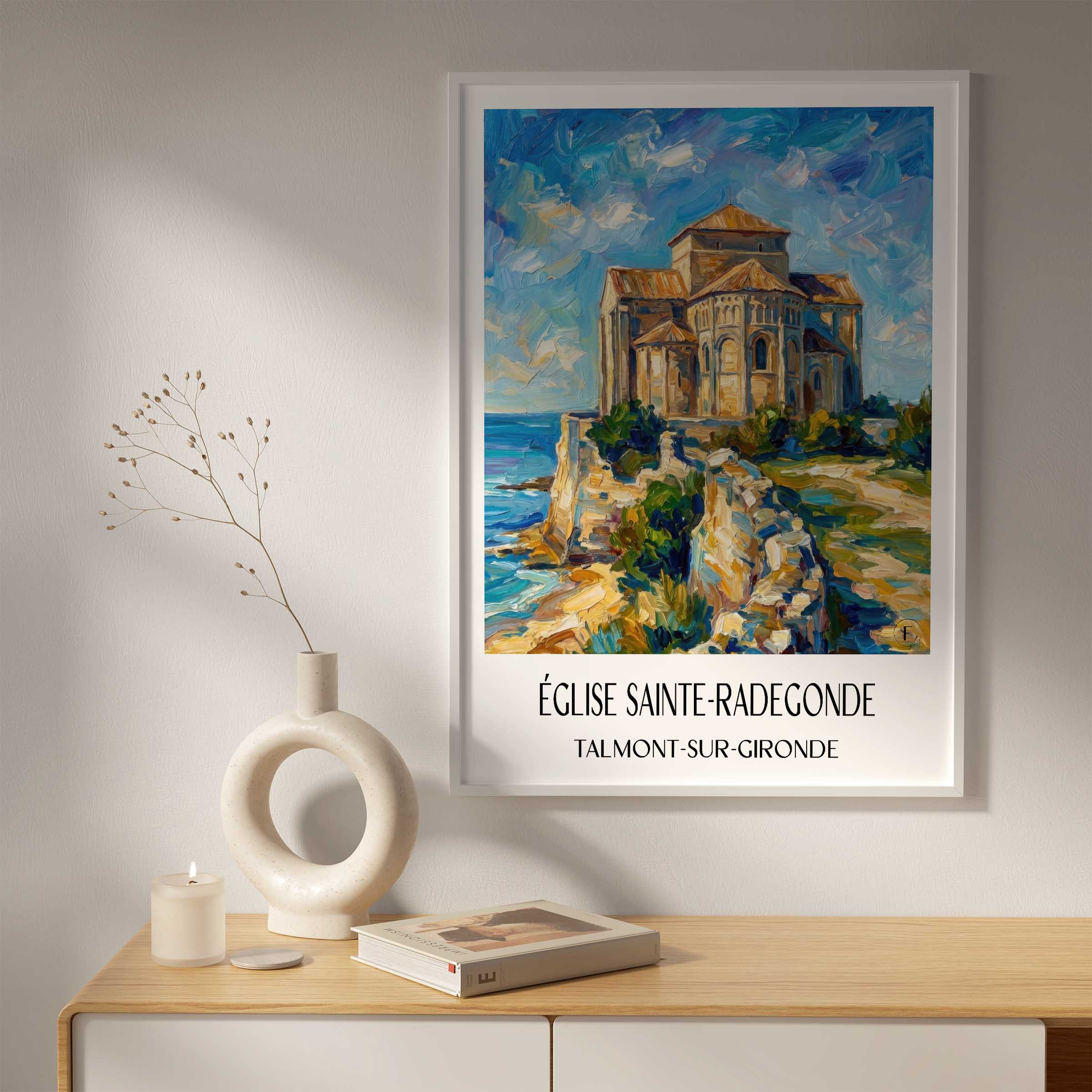 église-sainte-radegonde-talmont-sur-gironde-frankreich-poster-oil-painting-oelgemaelde