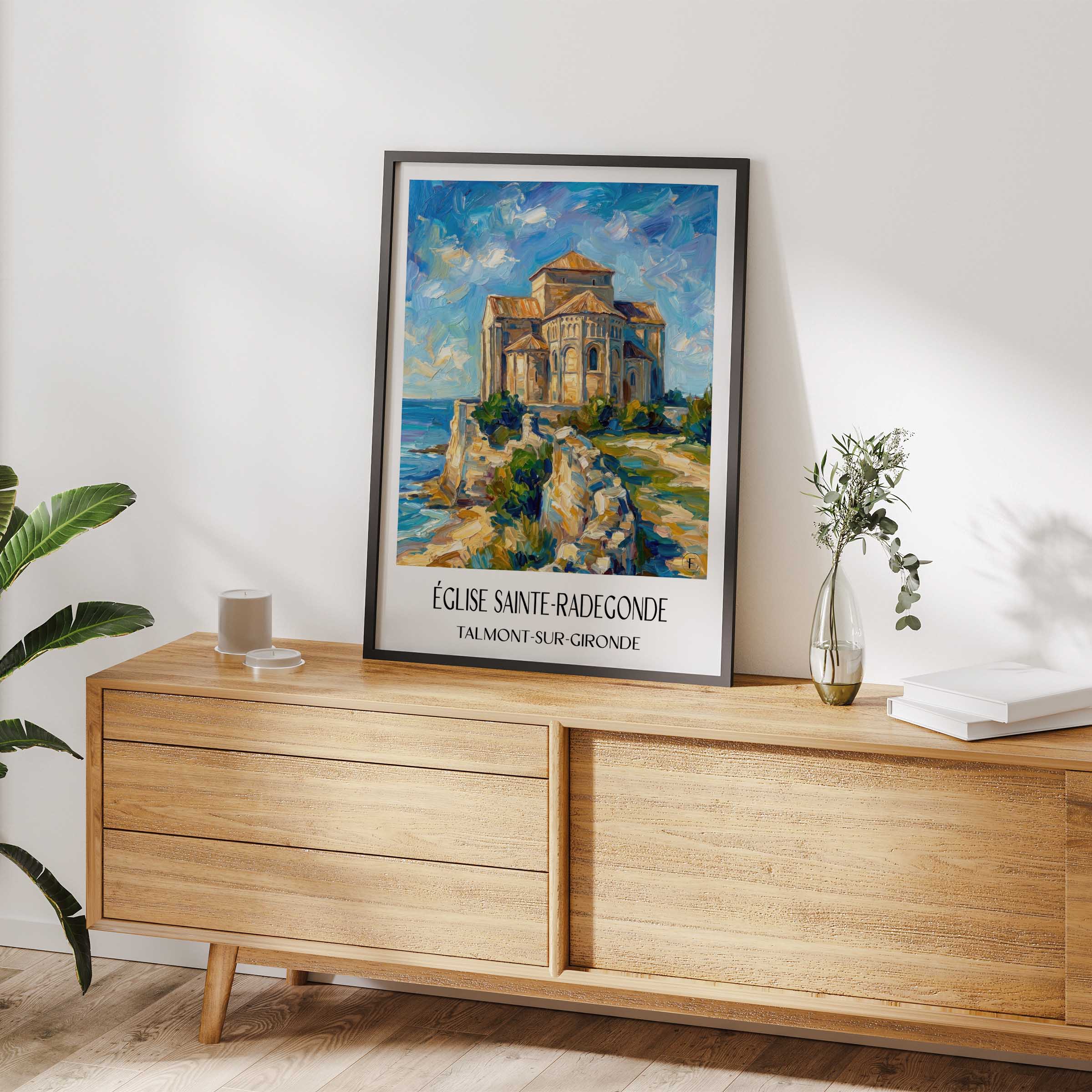 église-sainte-radegonde-talmont-sur-gironde-frankreich-poster-oil-painting-oelgemaelde
