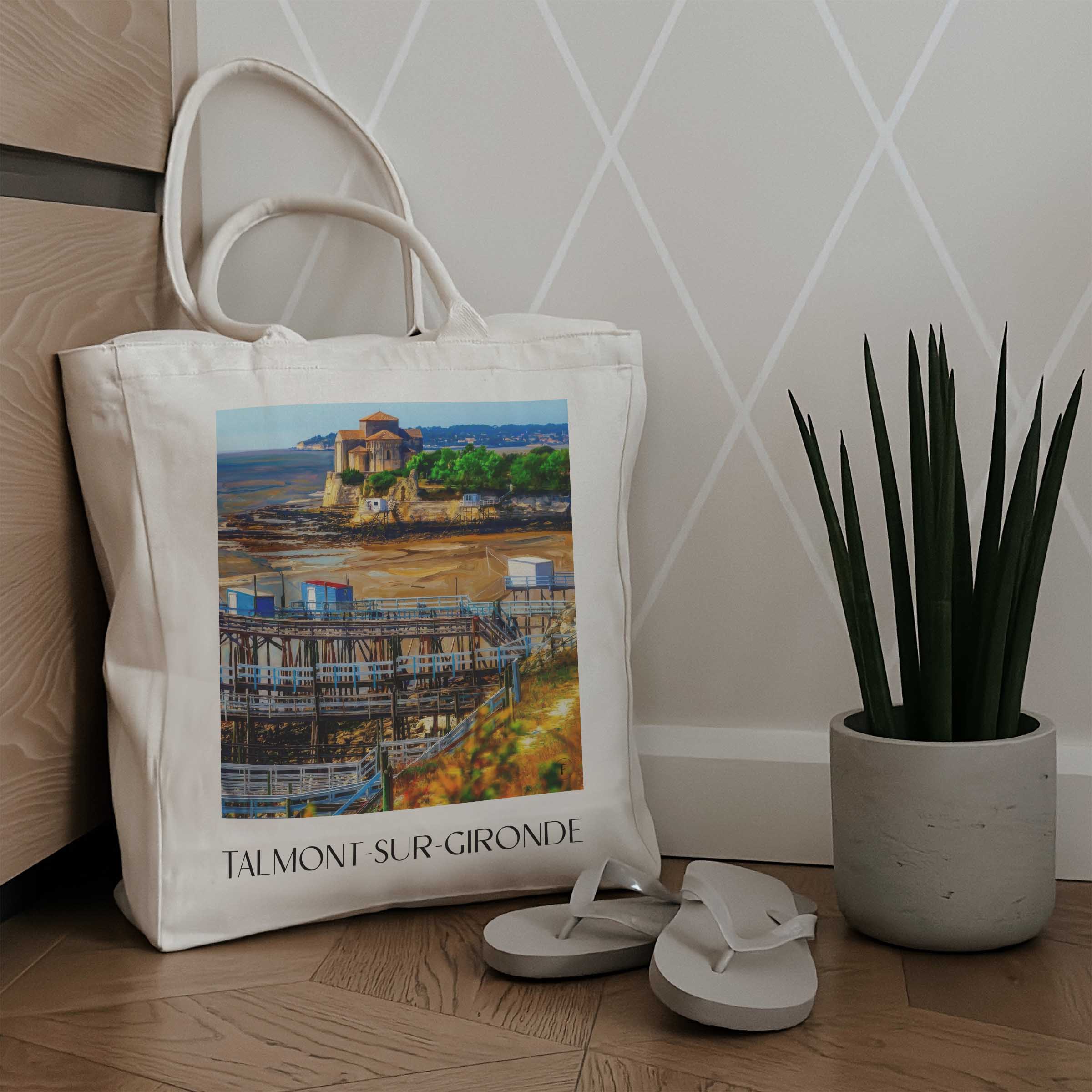 talmont-sur-gironde-estuaire-de-la-gironde-frankreich-einkaufstasche-oil-painting-oelgemaelde