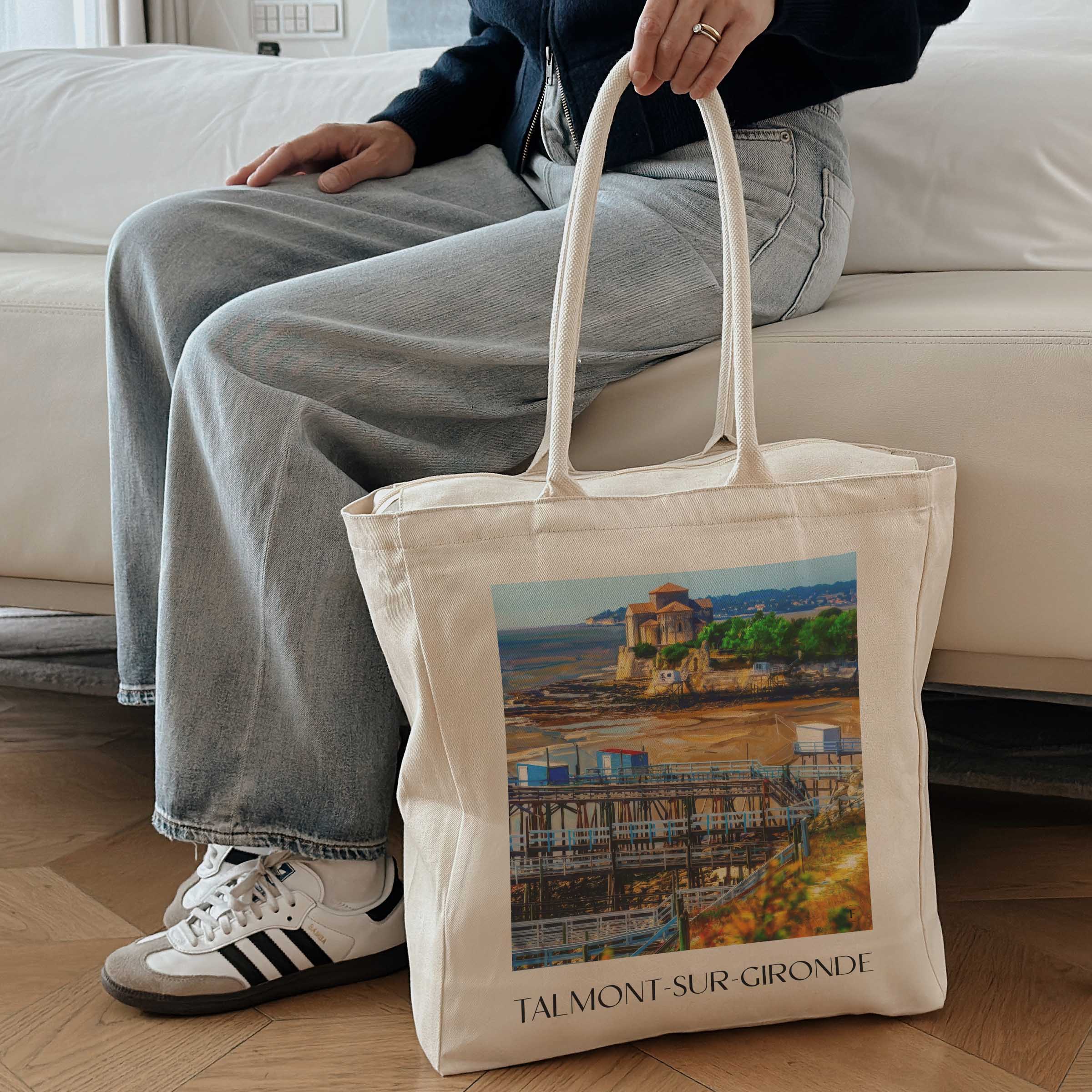 talmont-sur-gironde-estuaire-de-la-gironde-frankreich-einkaufstasche-oil-painting-oelgemaelde