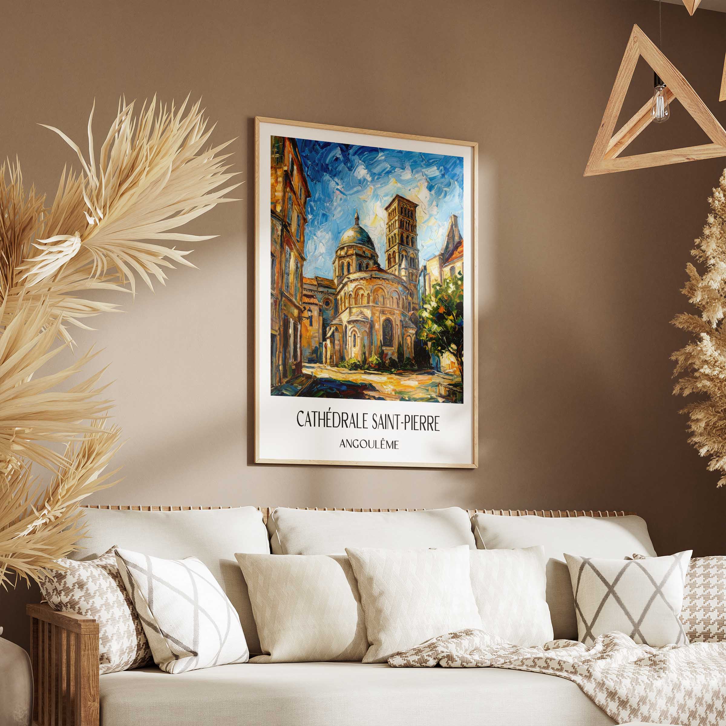 cathédrale-saint-pierre-angoulême-frankreich-poster-oil-painting-oelgemaelde