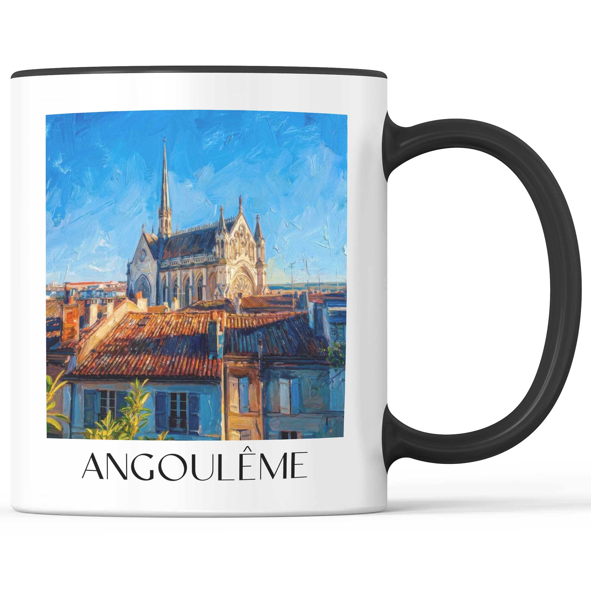 angoulême-charente-frankreich-kaffeebecher-oil-painting-oelgemaelde