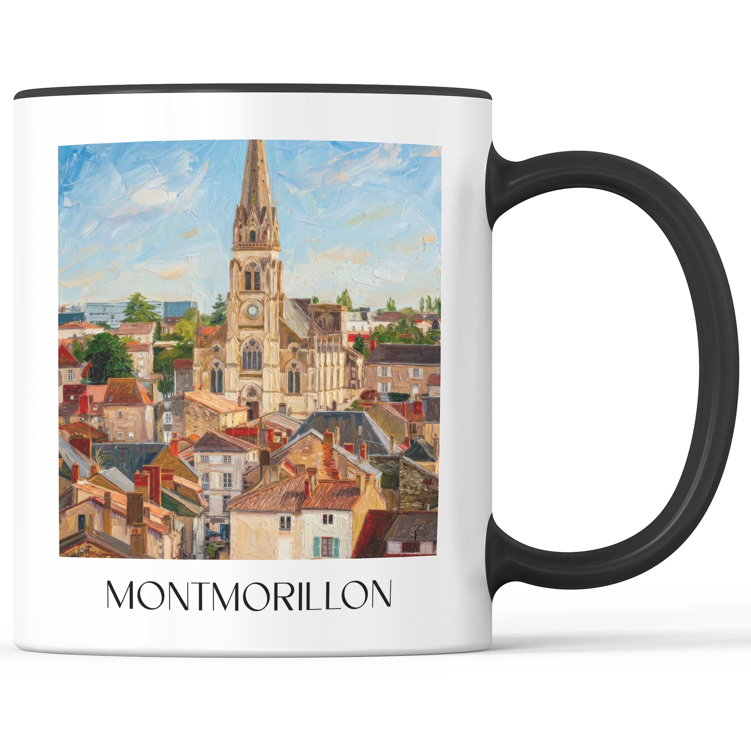 montmorillon-vienne-frankreich-kaffeebecher-oil-painting-oelgemaelde