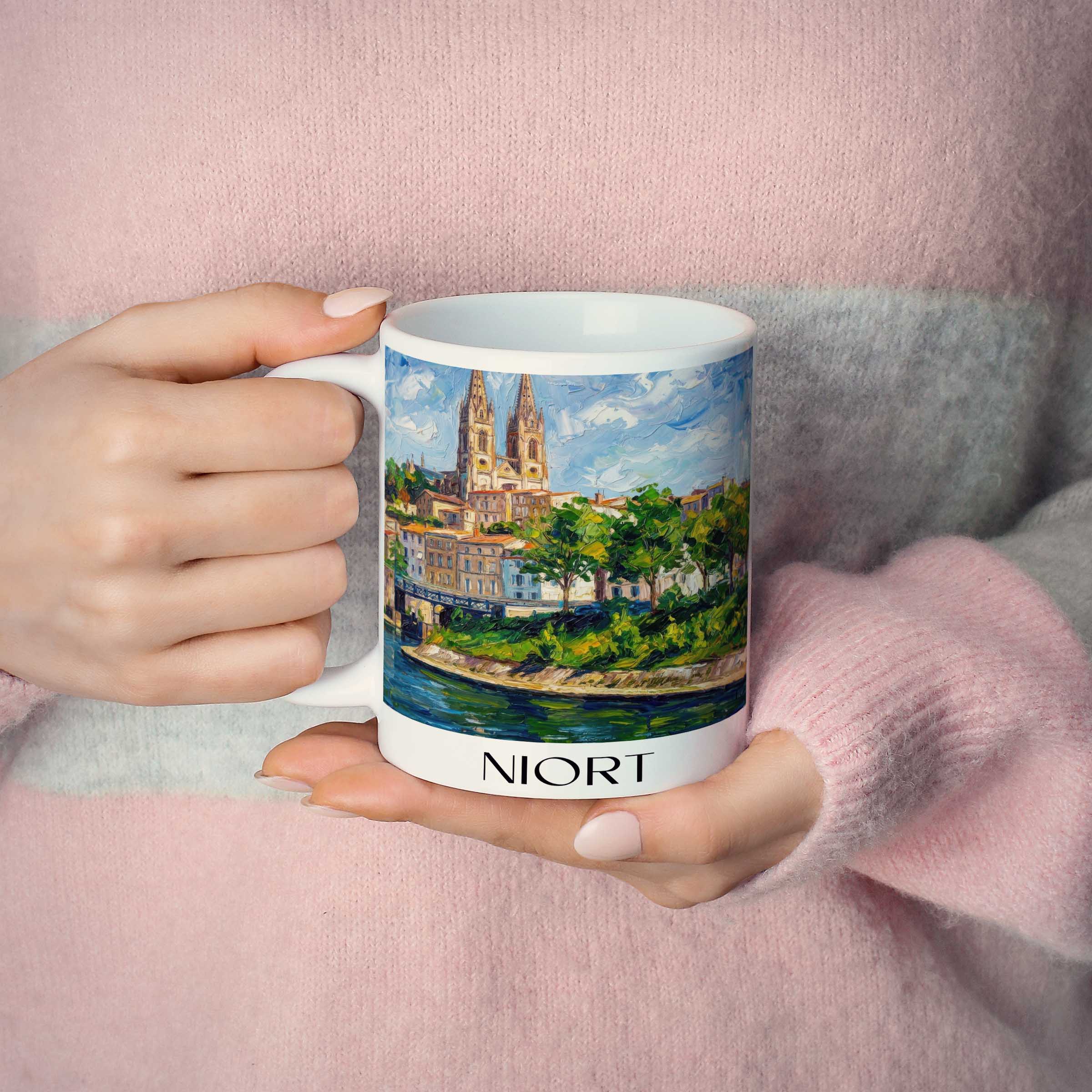niort-deux-sèvres-frankreich-kaffeebecher-oil-painting-oelgemaelde