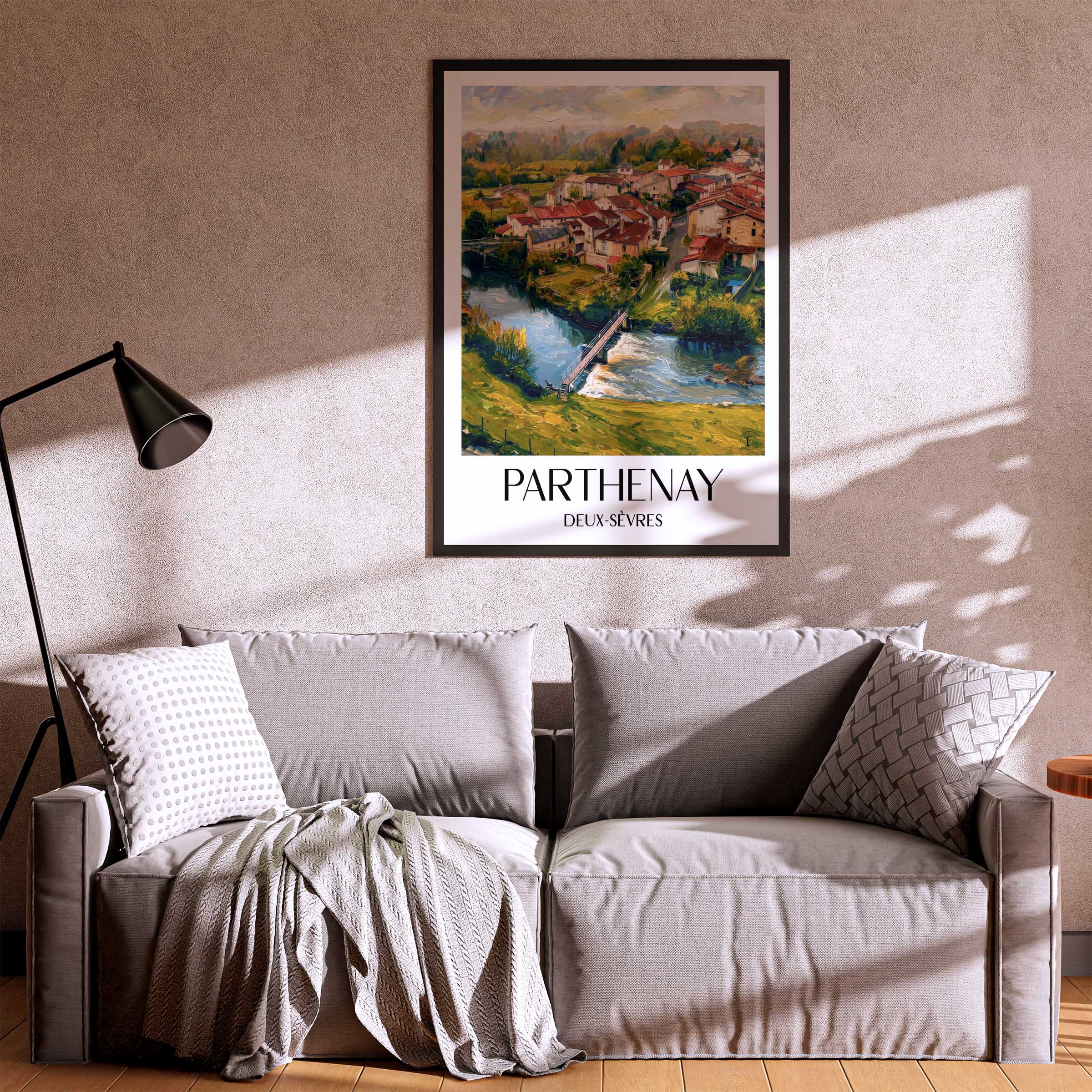 parthenay-deux-sèvres-frankreich-poster-oil-painting-oelgemaelde